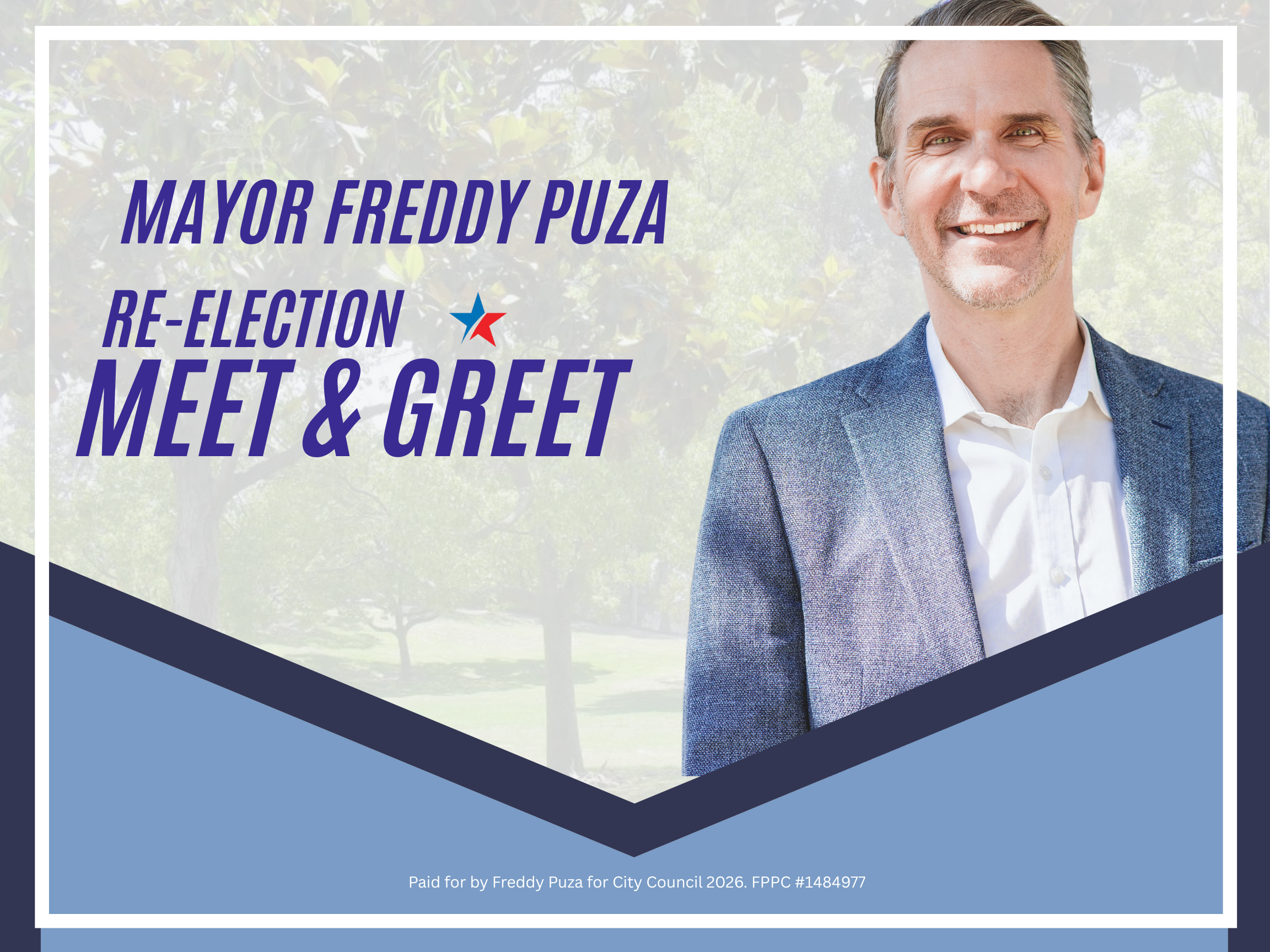  Culver City Mayor, Freddy Puza: Meet and Greet