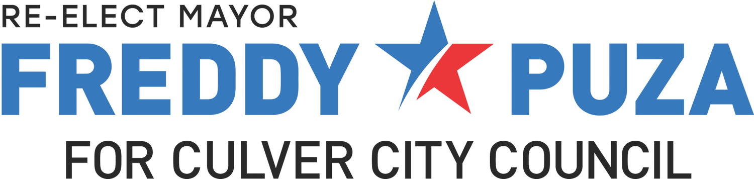 Mayor Freddy Puza for Culver City Council