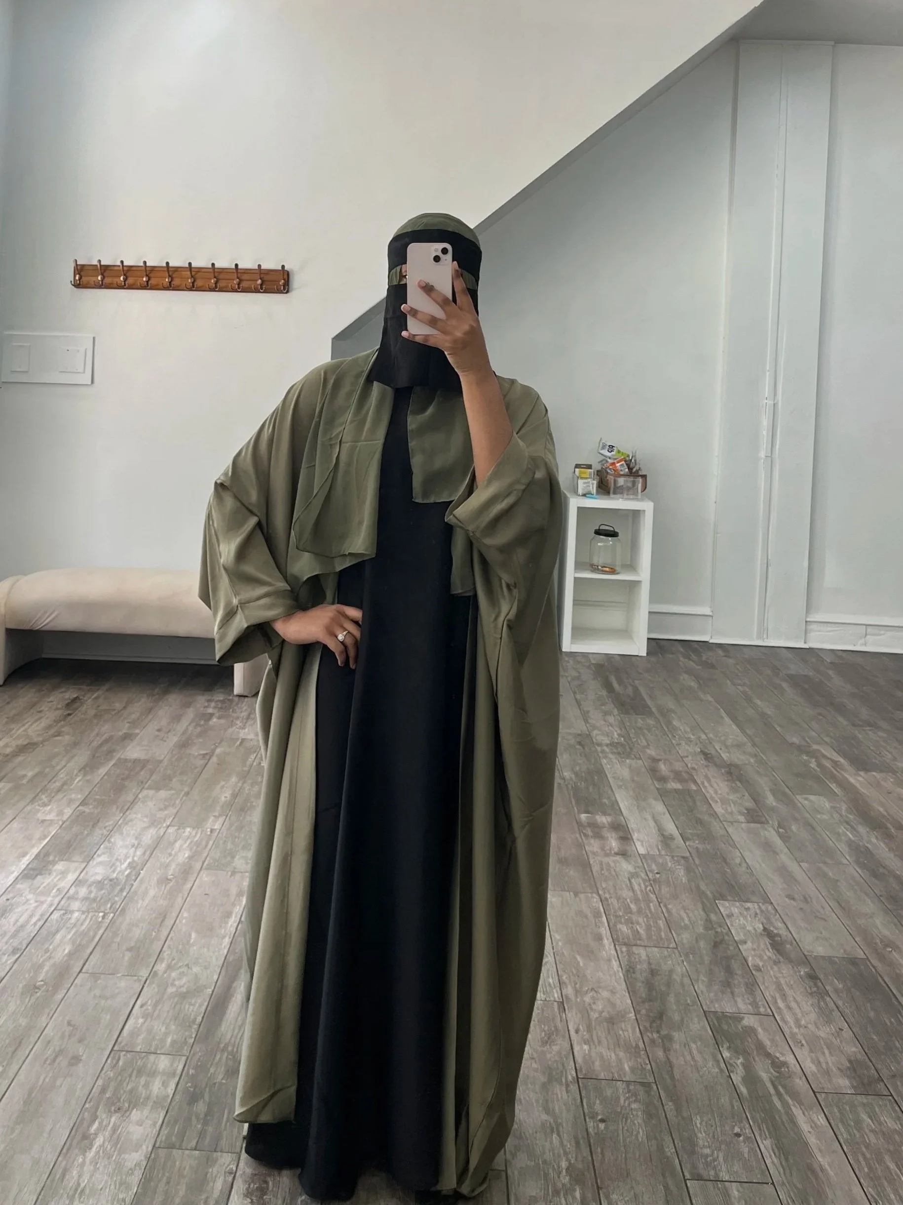 Satin Dune Abaya