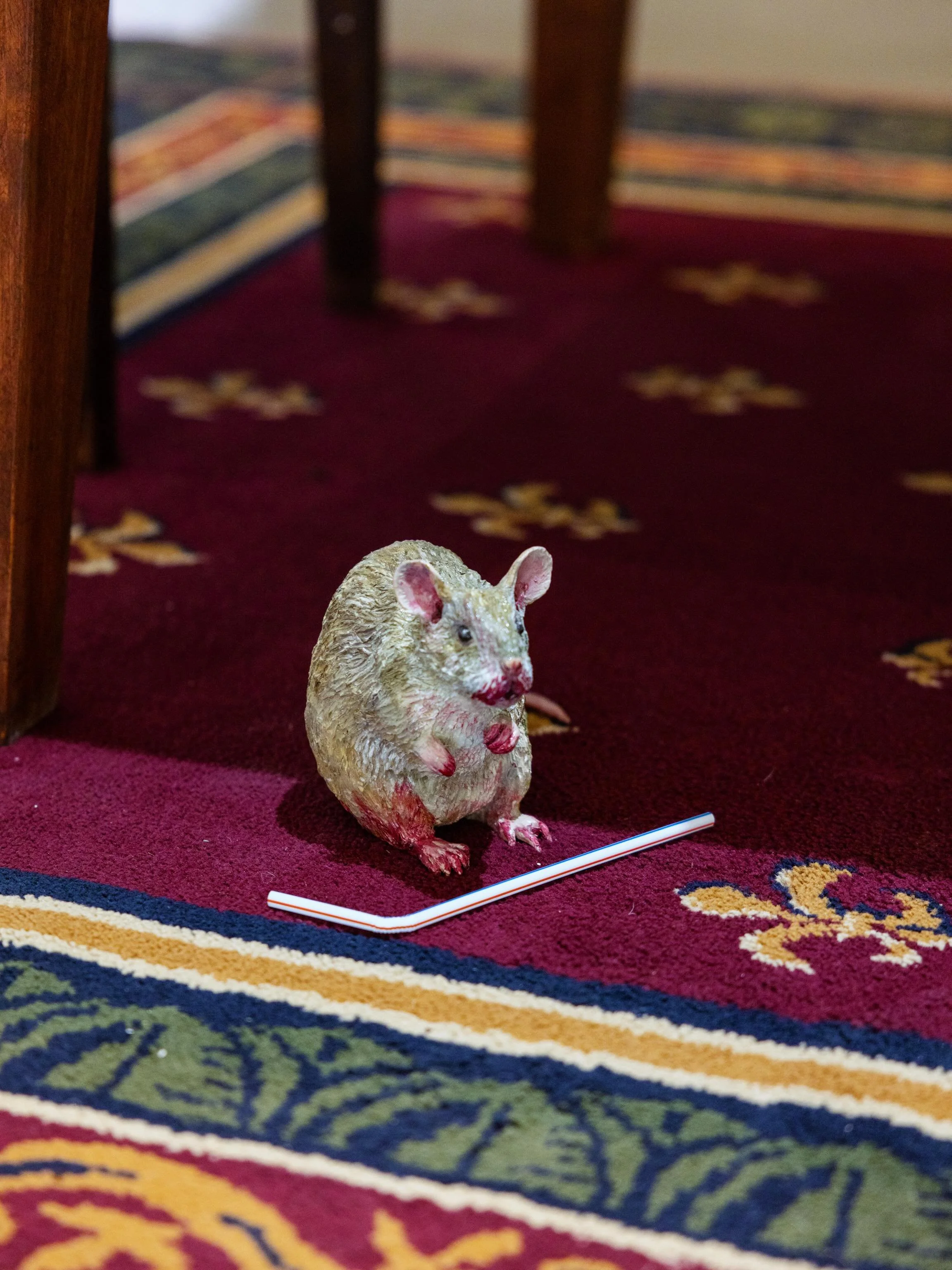 Feast for Fools &ndash; Rat #1

Fat and happy from slurping up some human knowledge, Rupert the rat scurries off the table to see what he&rsquo;s been missing in this whole new world of sentient being.

#rat #humanknowledge #isitbetterthough #ceramic