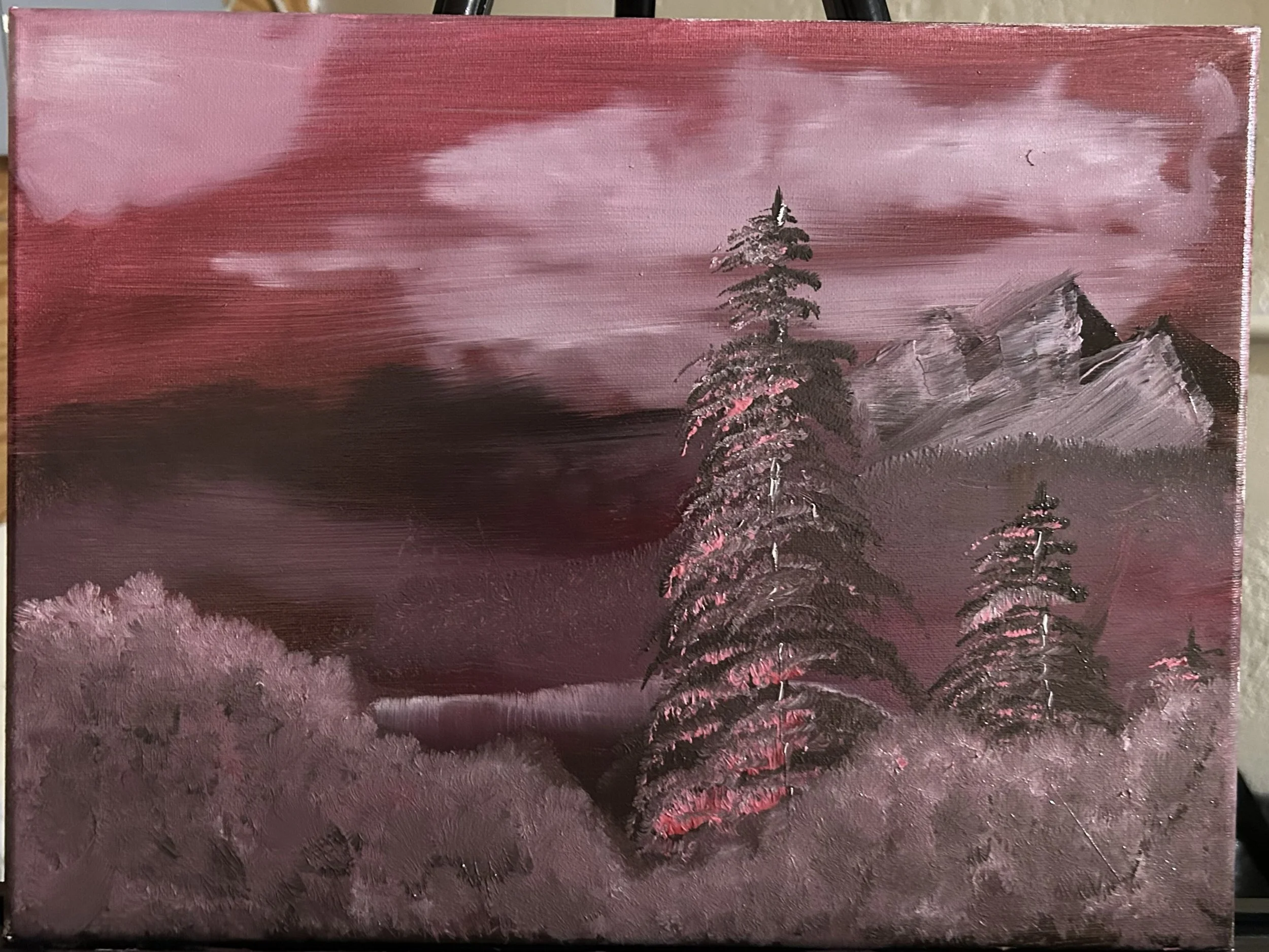 The Reticent Step (Oil on Canvas)