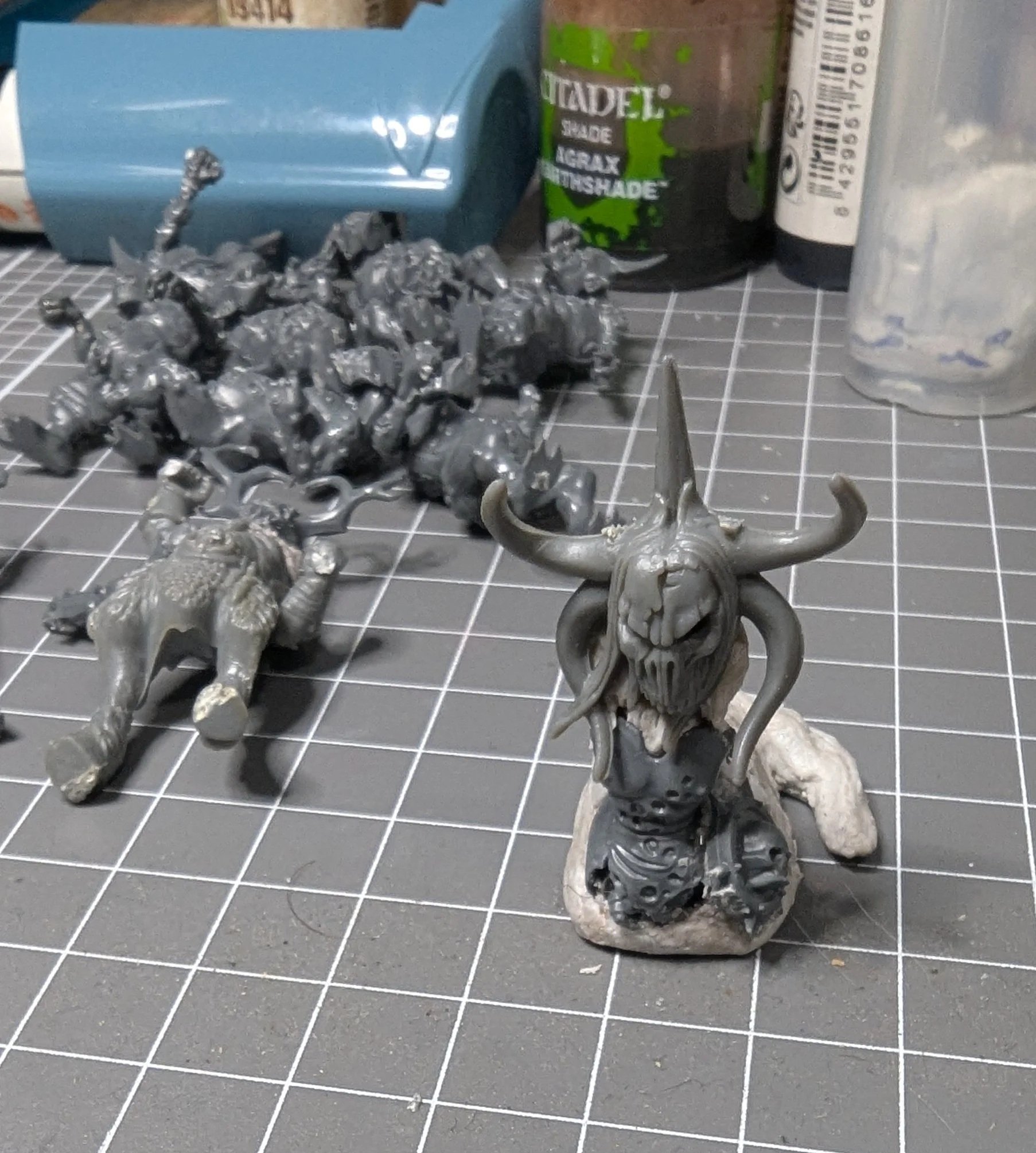 Kitbashing Nurgle Bloodbowl Team