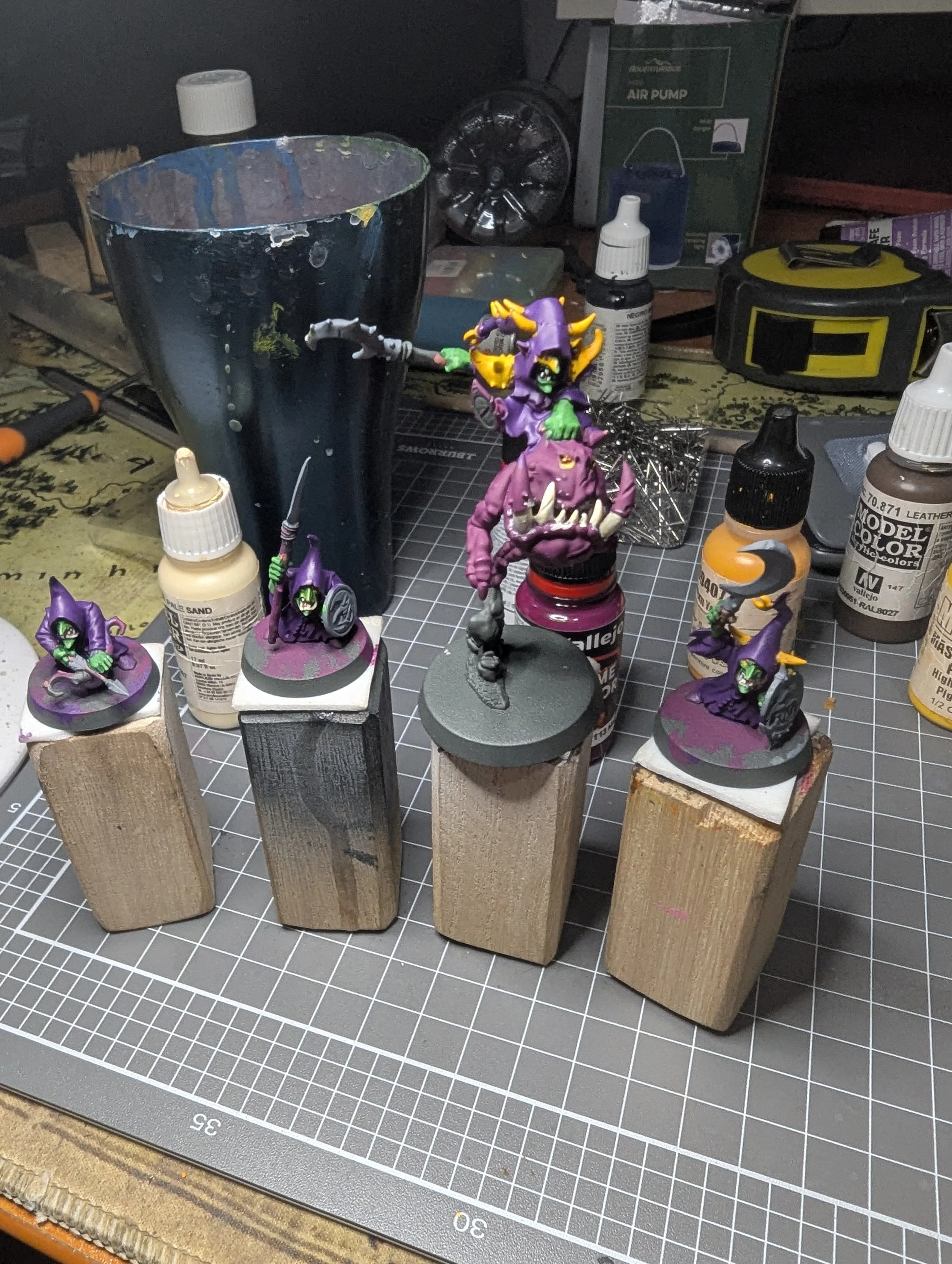 Rough Basecoat for Night Goblins