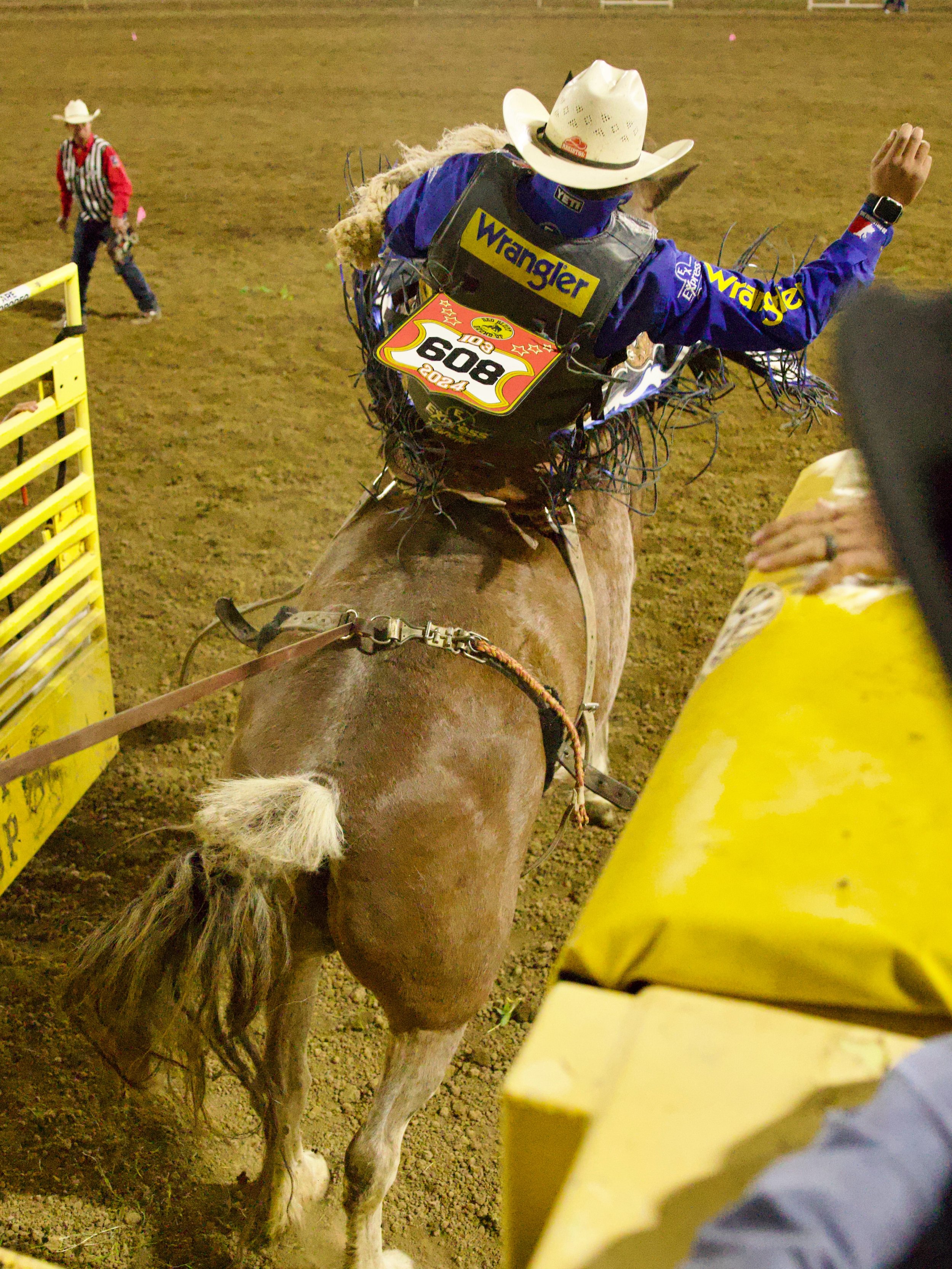 The gate cracks open, the world disappears, and only grit remains. 🤠🐎

This is the spirit of rodeo&mdash;courage, sacrifice, and the pursuit of a ride that lasts forever in the heart, even if it only lasts a few seconds in the arena. Dust, determin