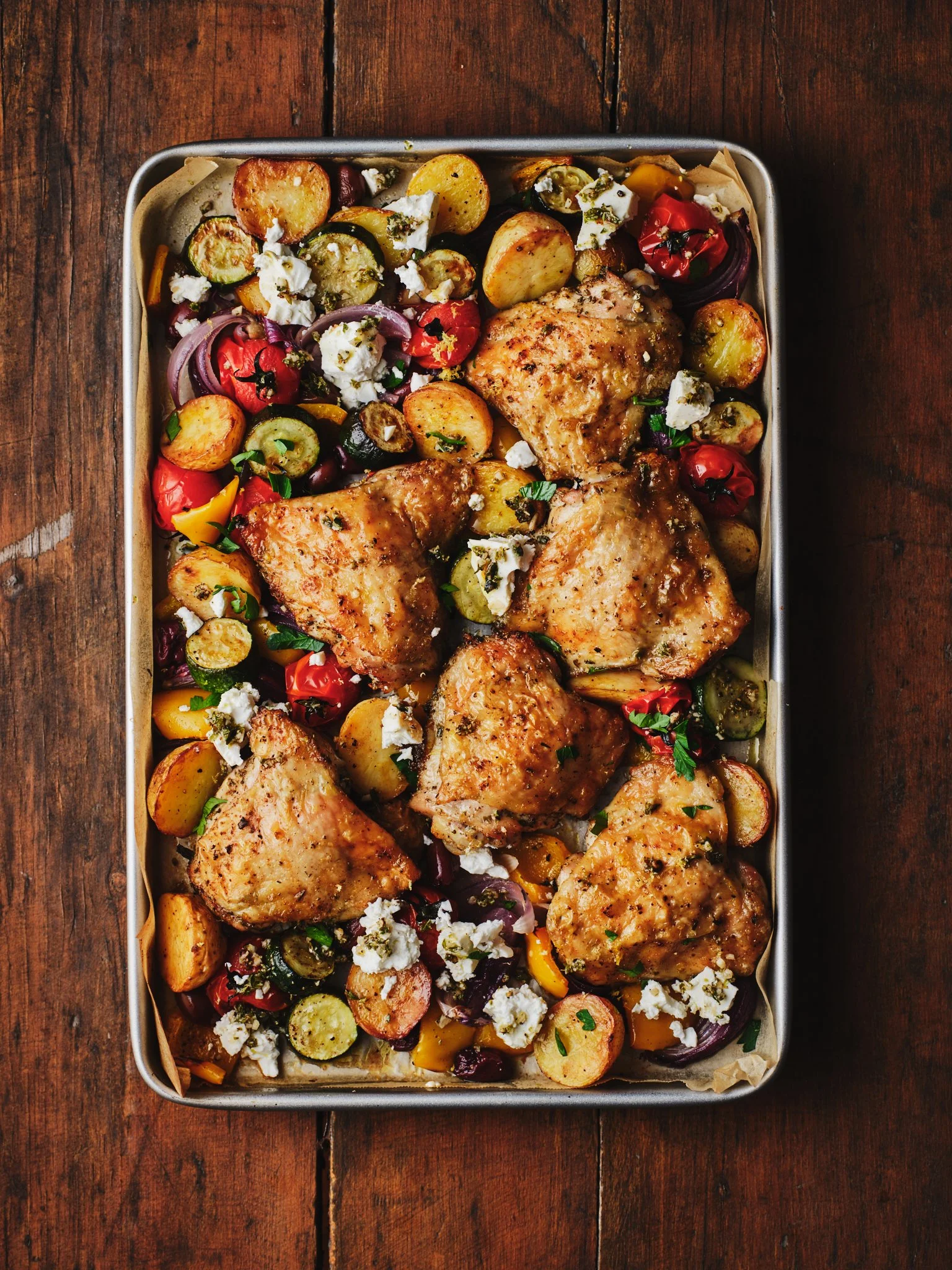 Foodland_MM_winter25_41585_Greek Chicken Traybake.jpg
