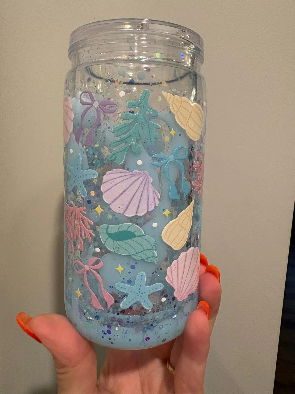 16oz Sea Shell Lava Tumbler