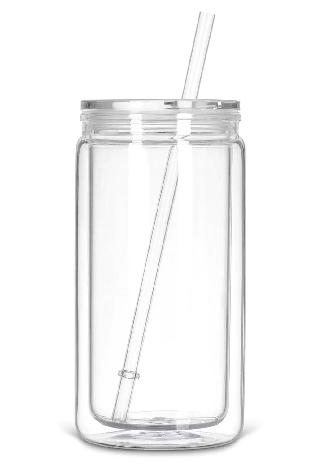 16oz  Acrylic Customizable Snow Globe Tumbler