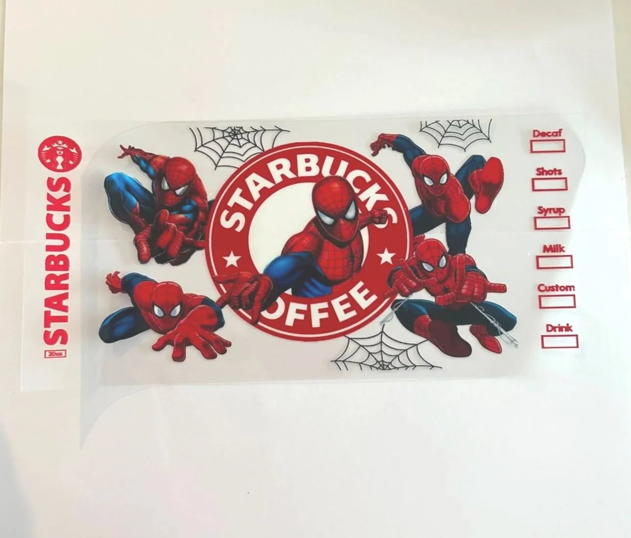 Spiderman Starbucks