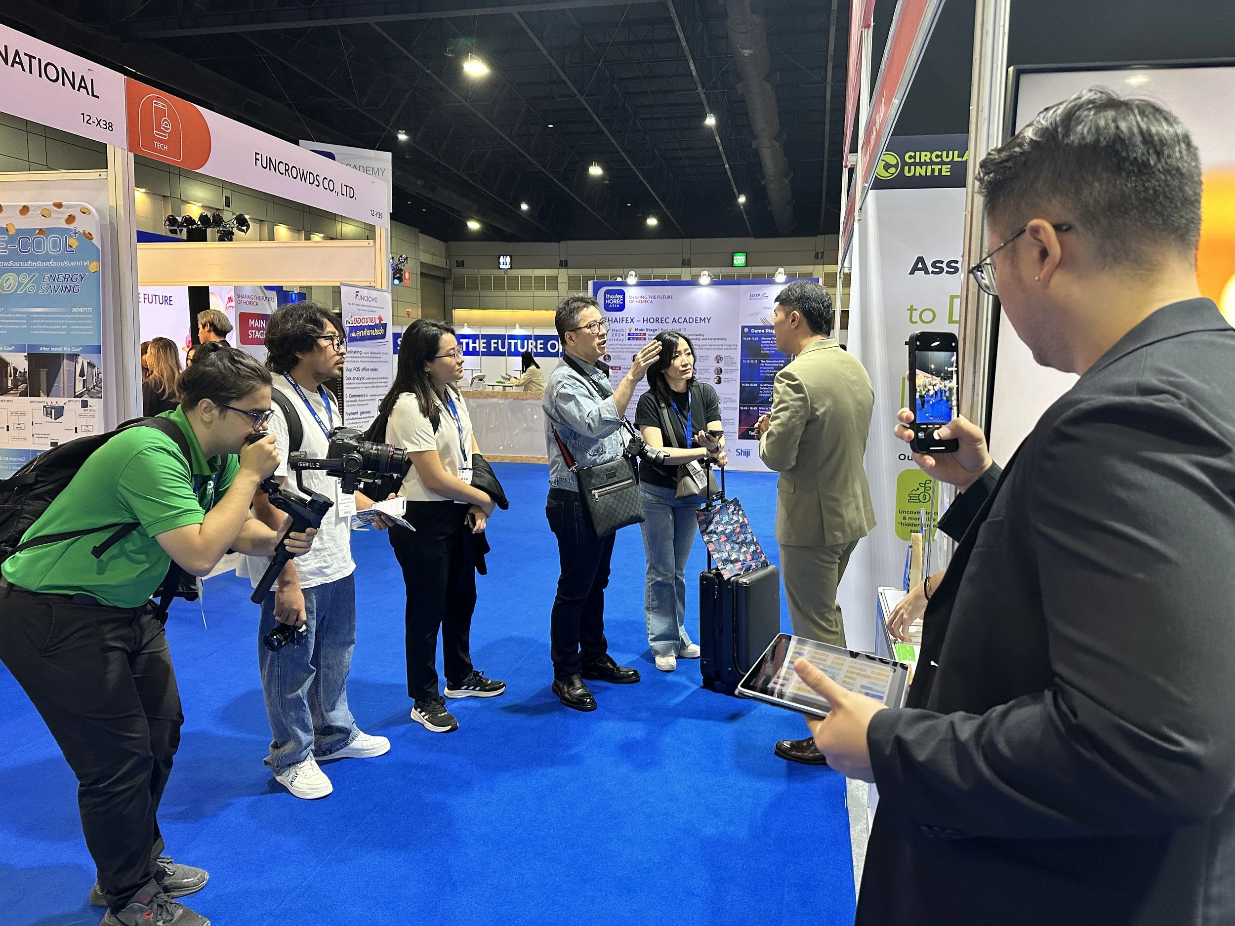 A trade media tour at THAIFEX - HOREC Asia 2024
