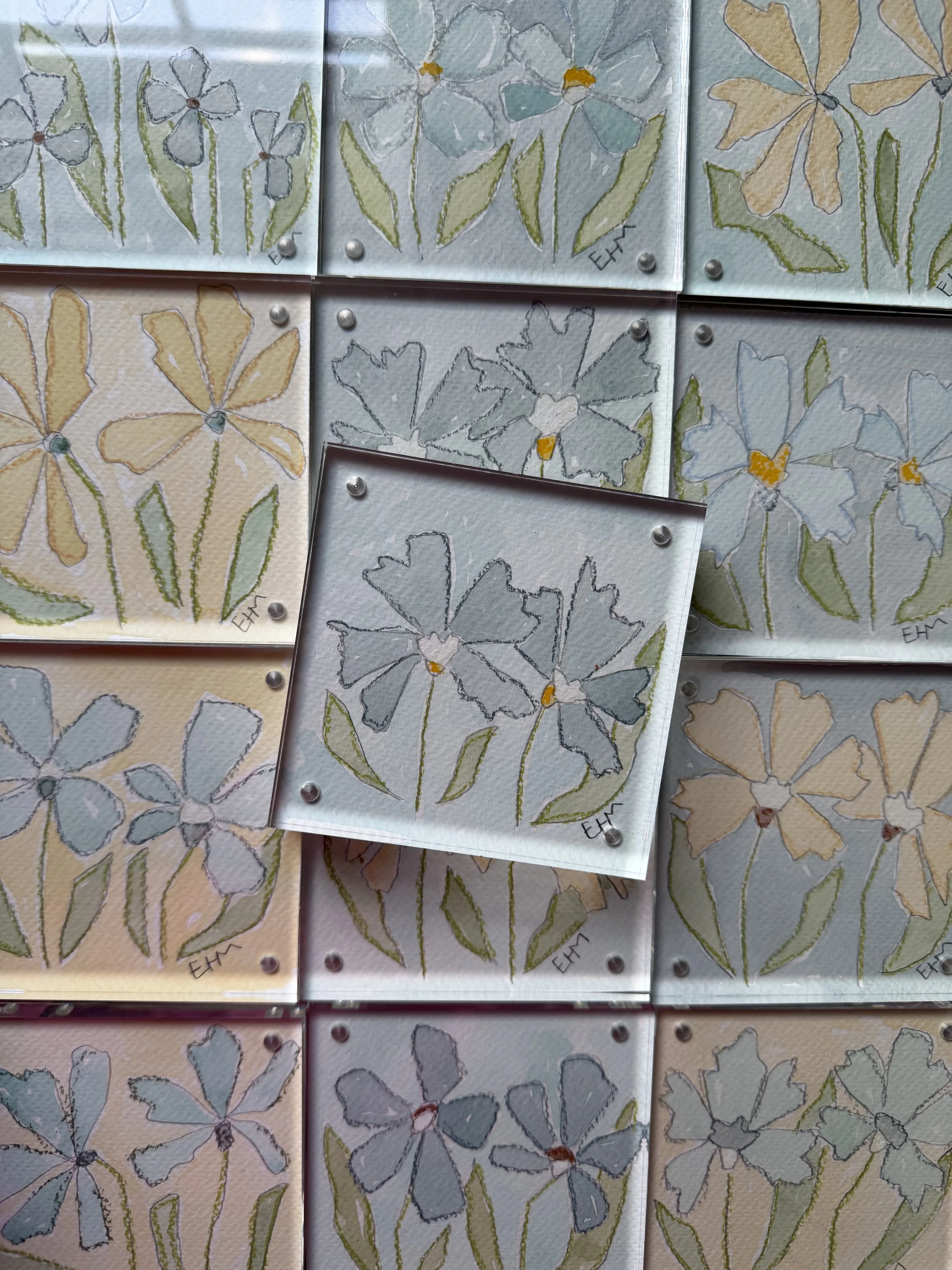 4x4 Acrylic Block Watercolor