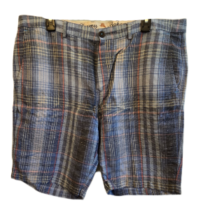 Resort Style Defined: The Tommy Bahama Plaid Linen-Blend Shorts