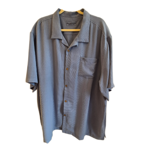 Coastal Sophistication: The Tommy Bahama Solid Silk Camp Shirt