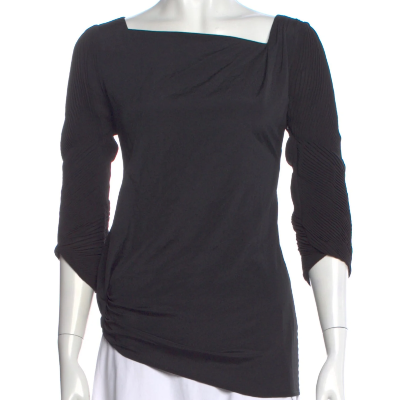 Sculptural Sophistication: DVF Redefining the Classic Black Blouse