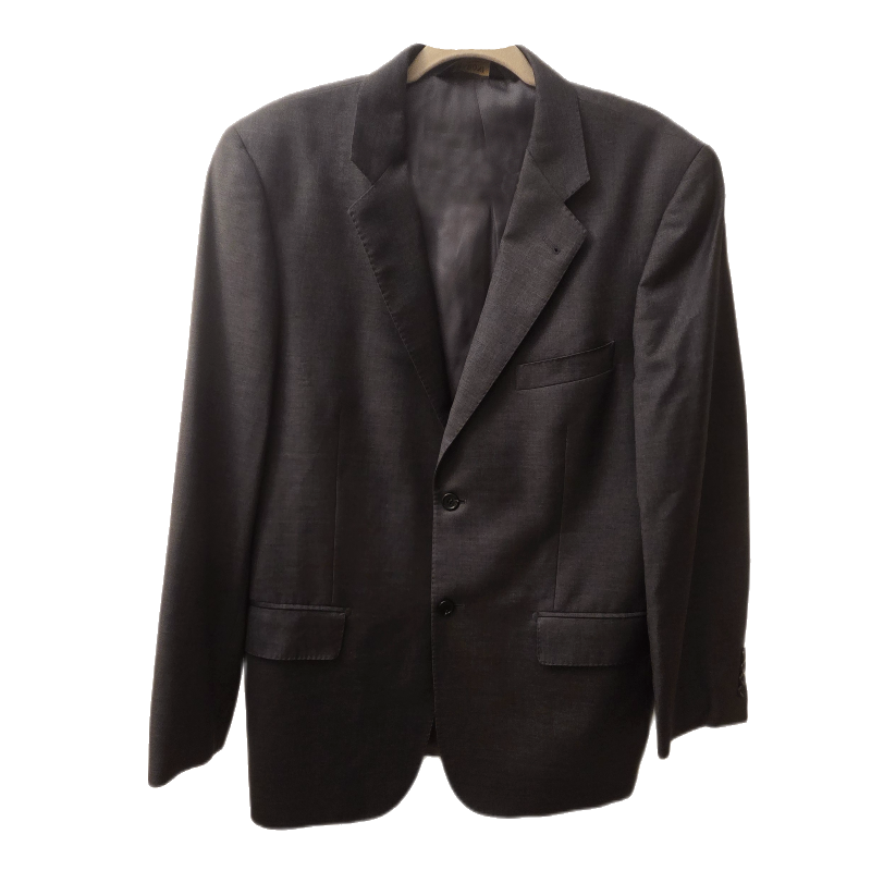 Baroni Men's Classic Charcoal Blazer Super 150s Wool