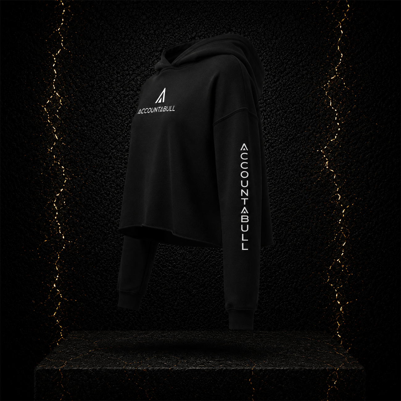 Accountabull Cropped Hoodie