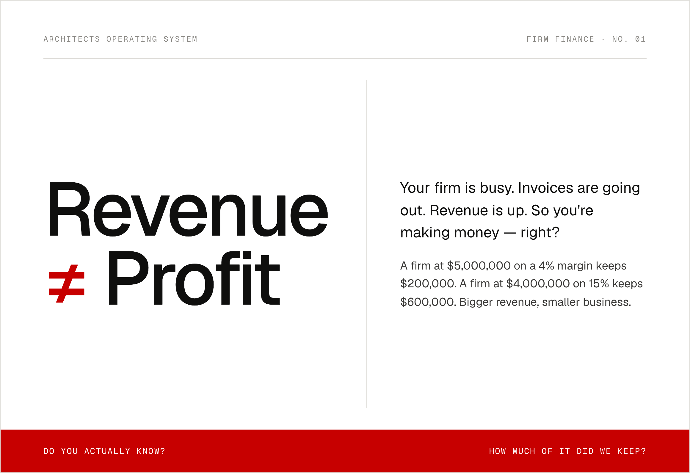 Do You Actually Know If You're Making Money?