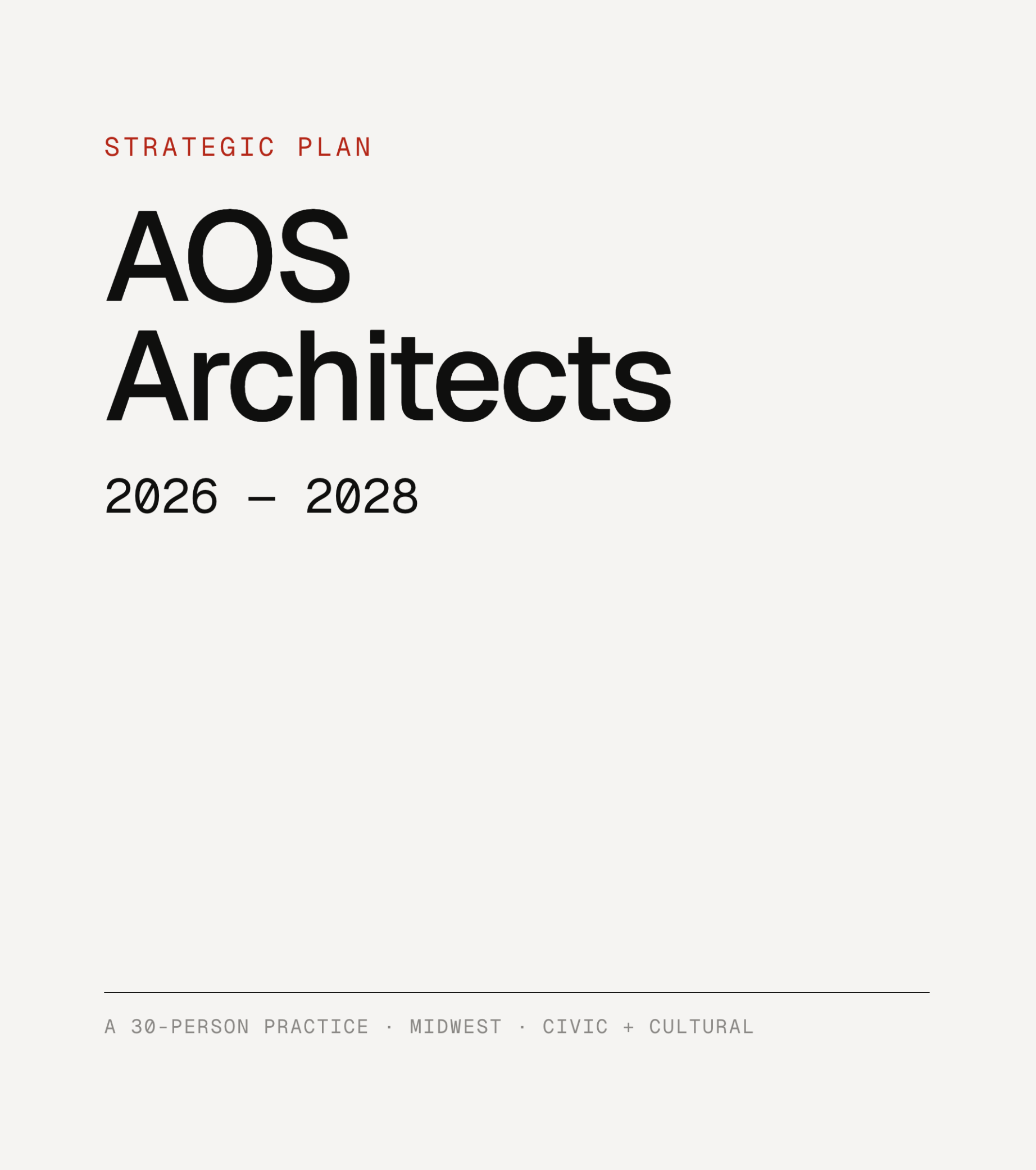 Strategic Business Plan Framework
