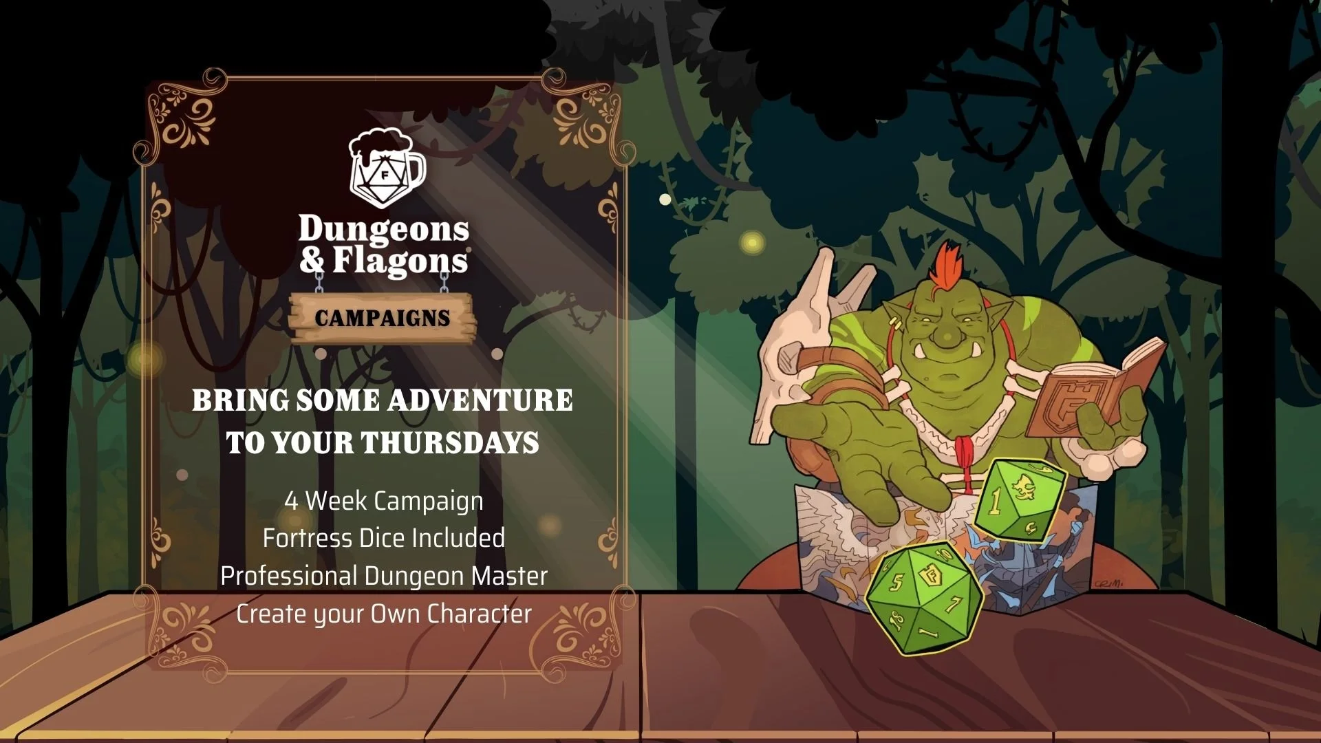 DUNGEONS &amp; FLAGONS CAMPAIGNS
