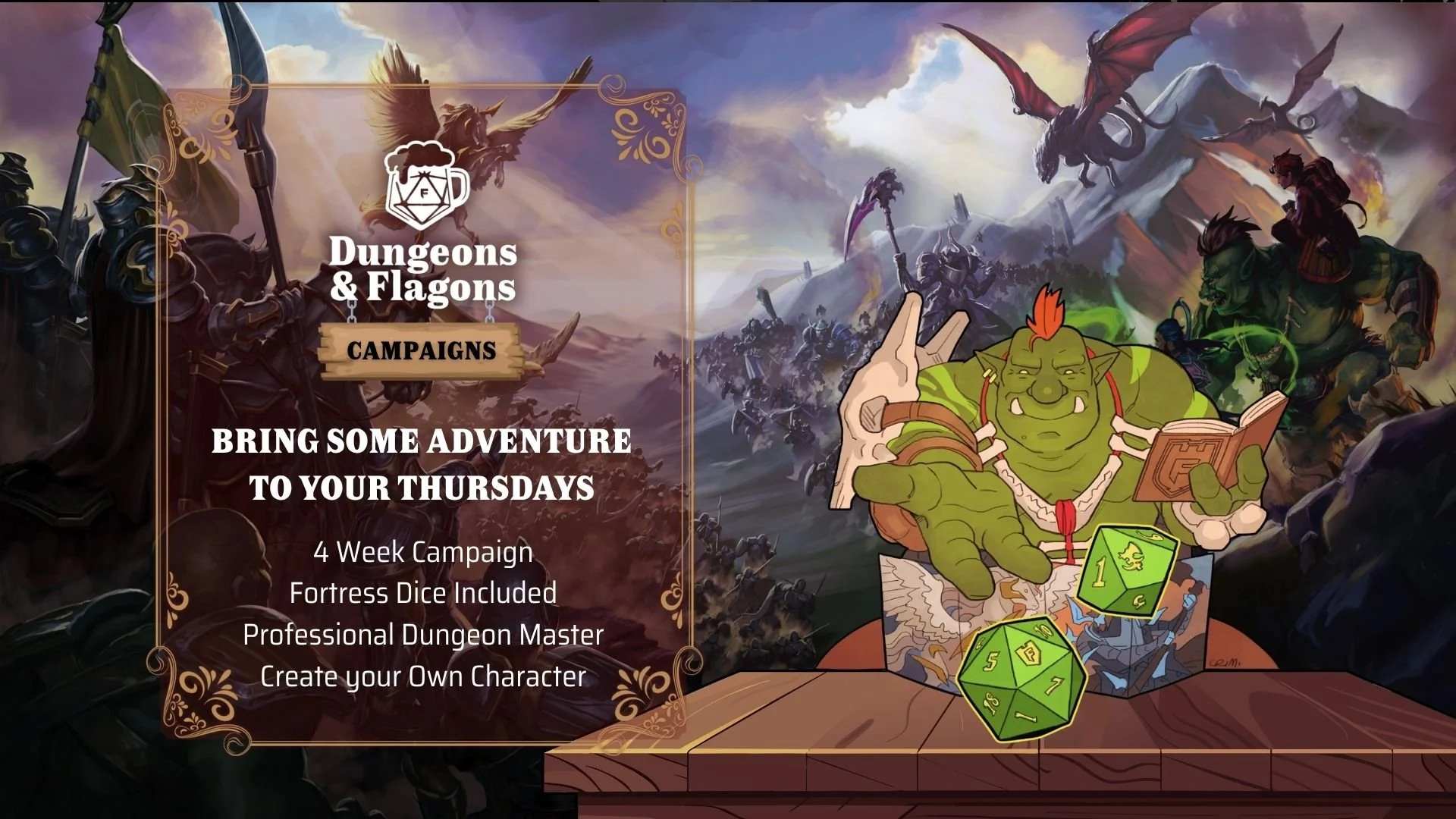 DUNGEONS &amp; FLAGONS CAMPAIGNS