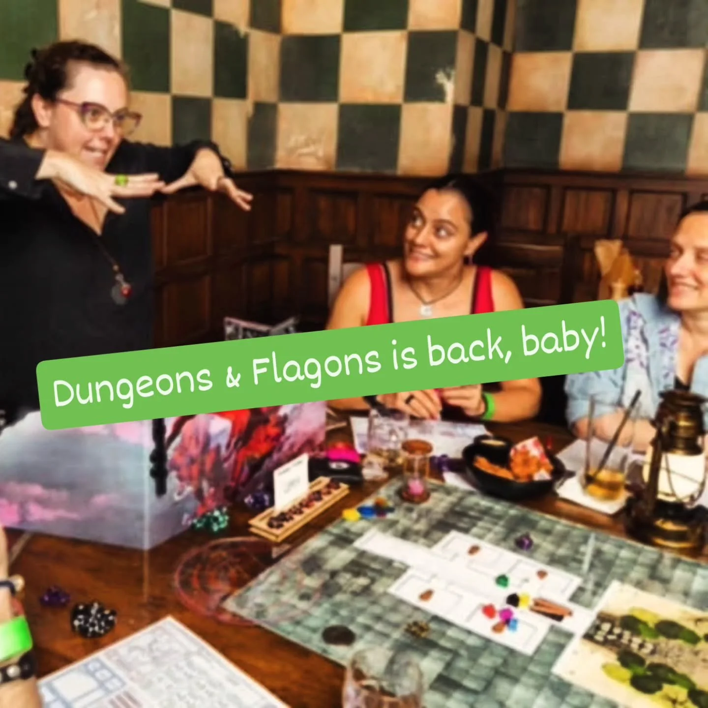 🎲 Dungeons &amp; Flagons is BACK! 🐉⚔️
Now proudly run by our team of expert DMs at Fortress Games Sydney!
Step into 3 hours of immersive D&amp;D adventure&mdash;whether you&rsquo;re a total beginner or a battle-hardened hero, your next quest awaits