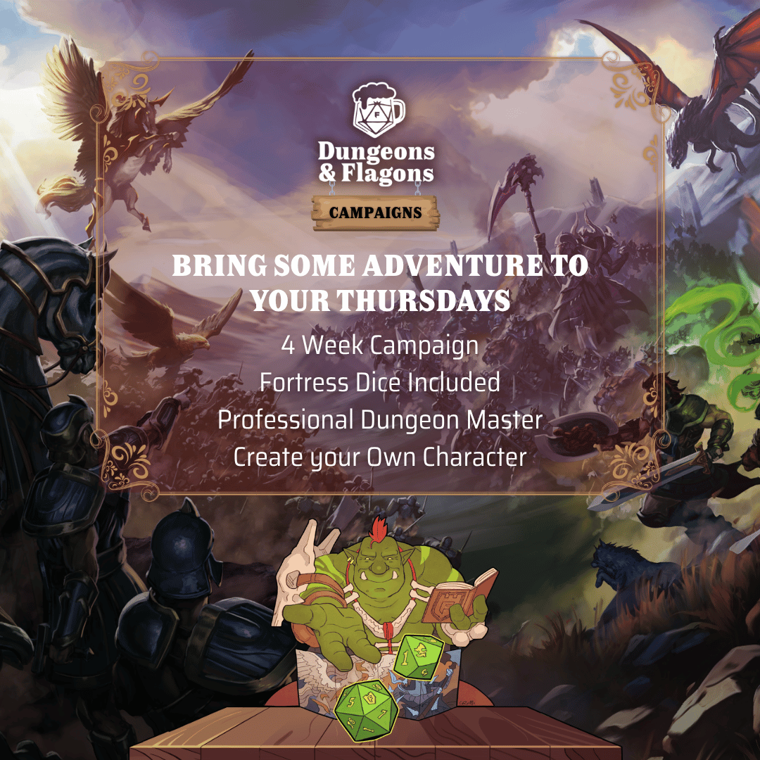 DUNGEONS &amp; FLAGONS CAMPAIGNS - SEPTEMBER