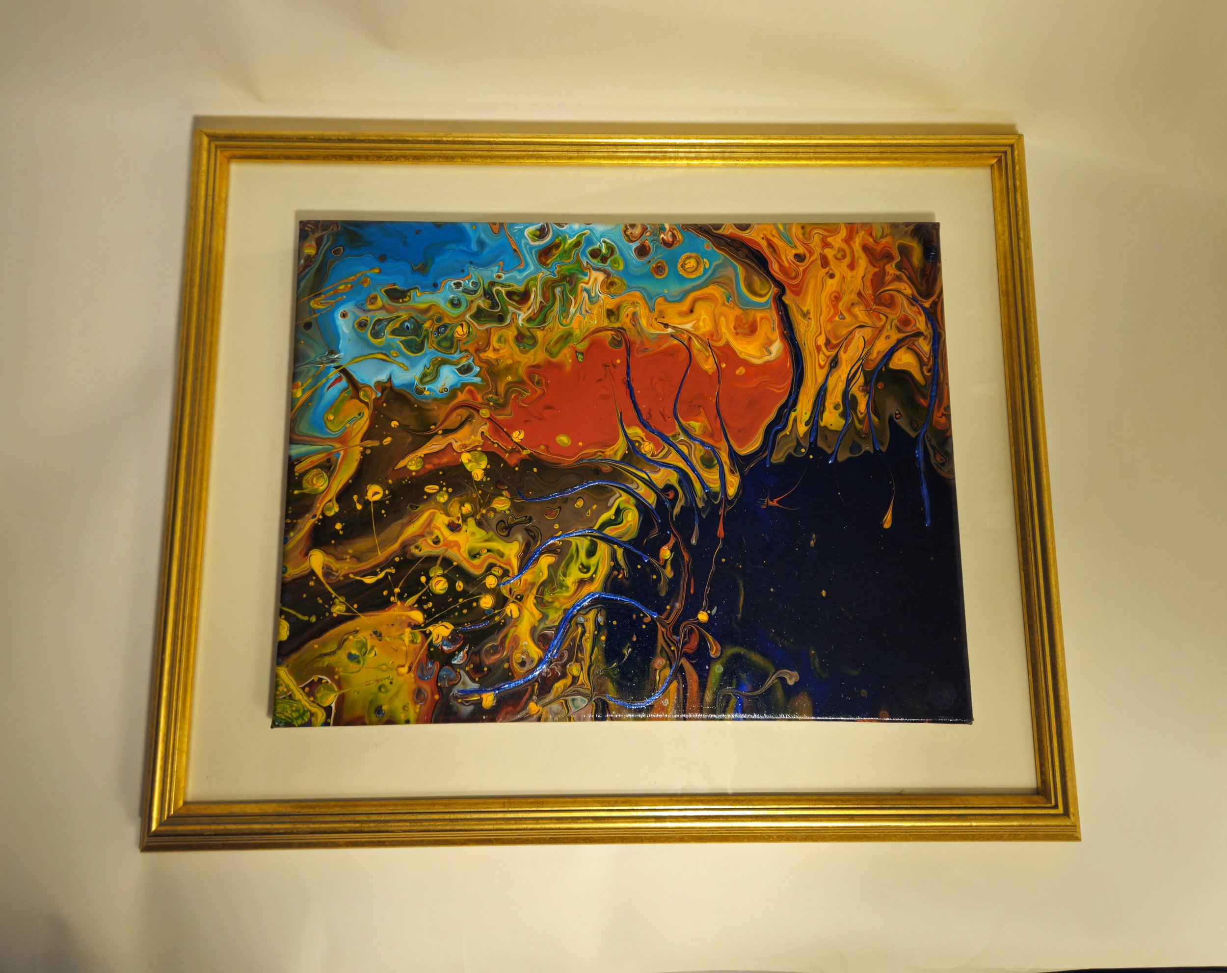 DarkThoughtsGrowingArmsLeg12x16framed.jpeg