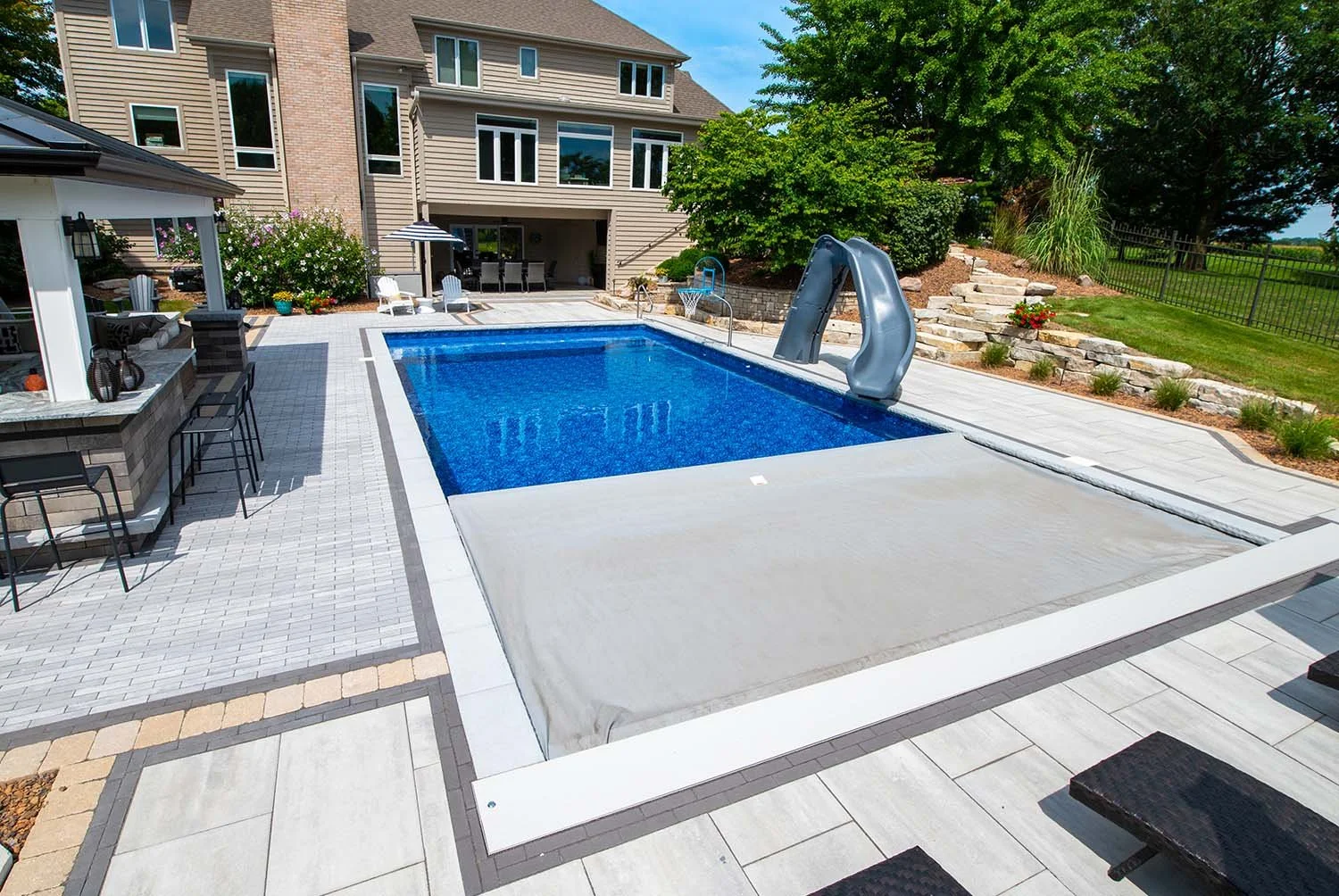 Pool opening