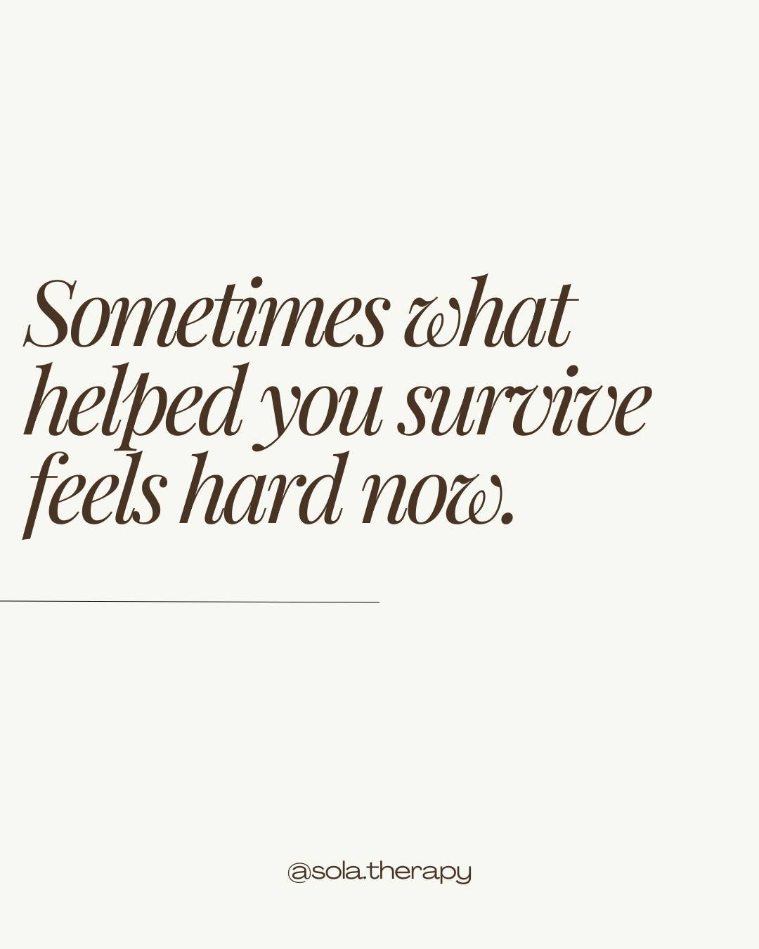 Sometimes the things we criticize most about ourselves have a history.

Maybe you learned to anticipate other people's needs because unpredictability felt difficult. Maybe perfectionism helped you feel more in control. Maybe staying quiet felt safer 