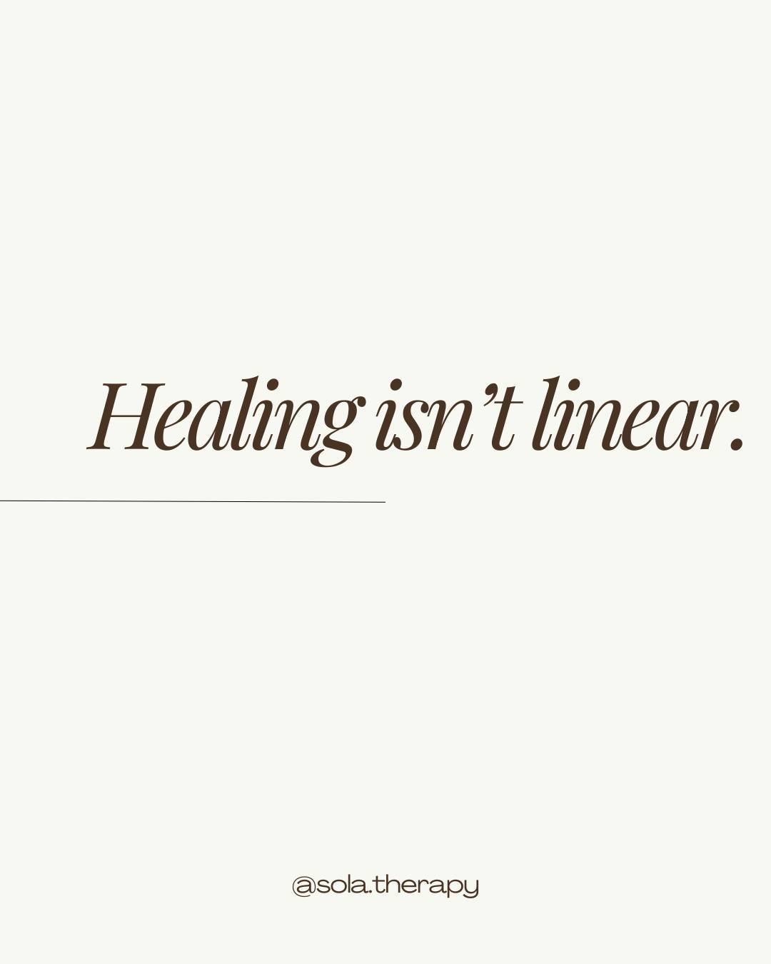 I say this to my clients all the time. Some days it may feel like you've taken 5 steps forward, other days maybe 10 steps back. But the truth is, you're not going backwards.

Some days, you'll notice how far you've come.

You'll catch yourself before