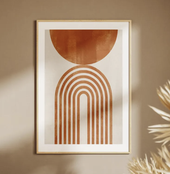 picture of orange sun in a office for therapy in los angeles