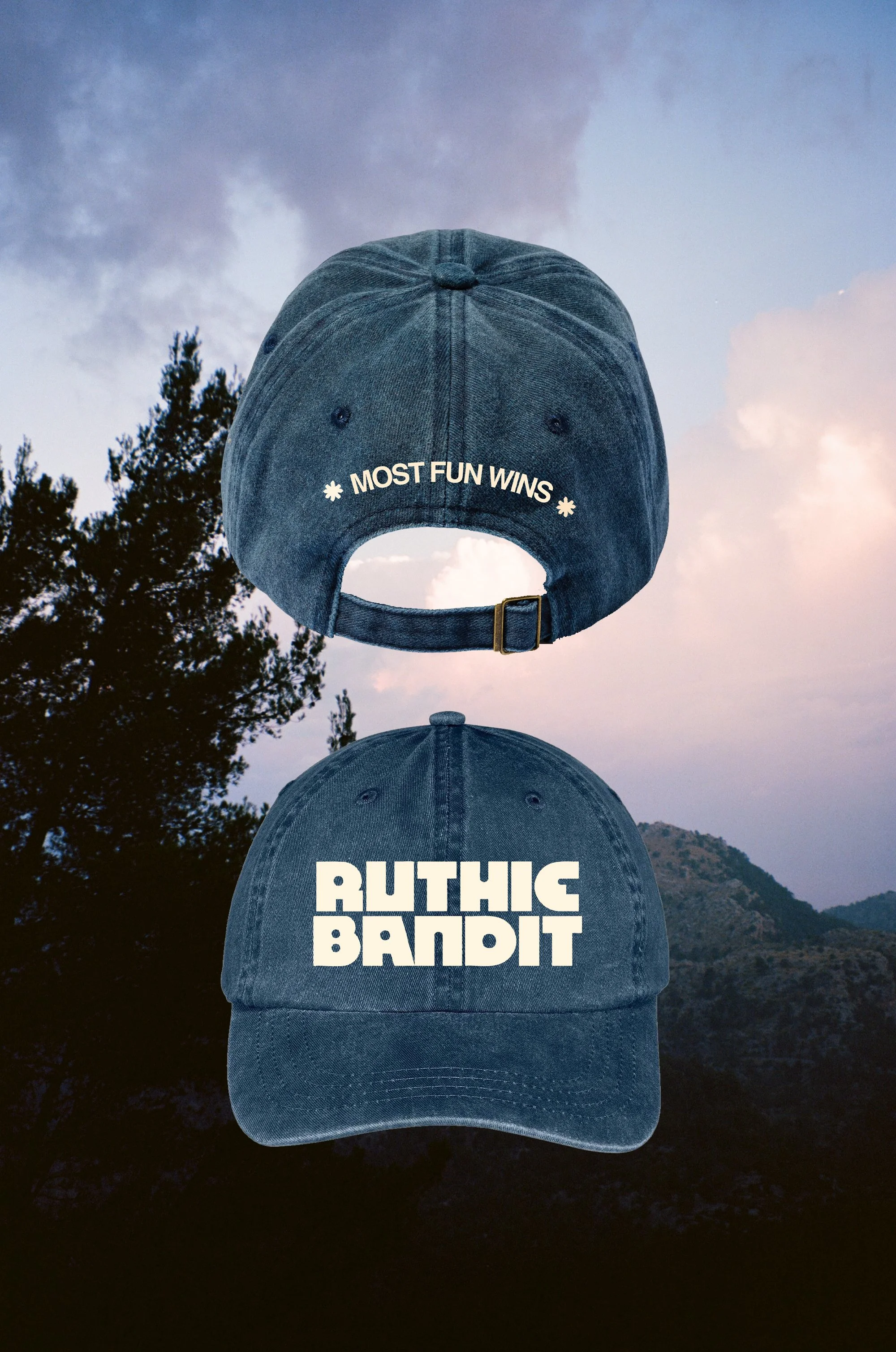Bandit Dad Cap - BLUE