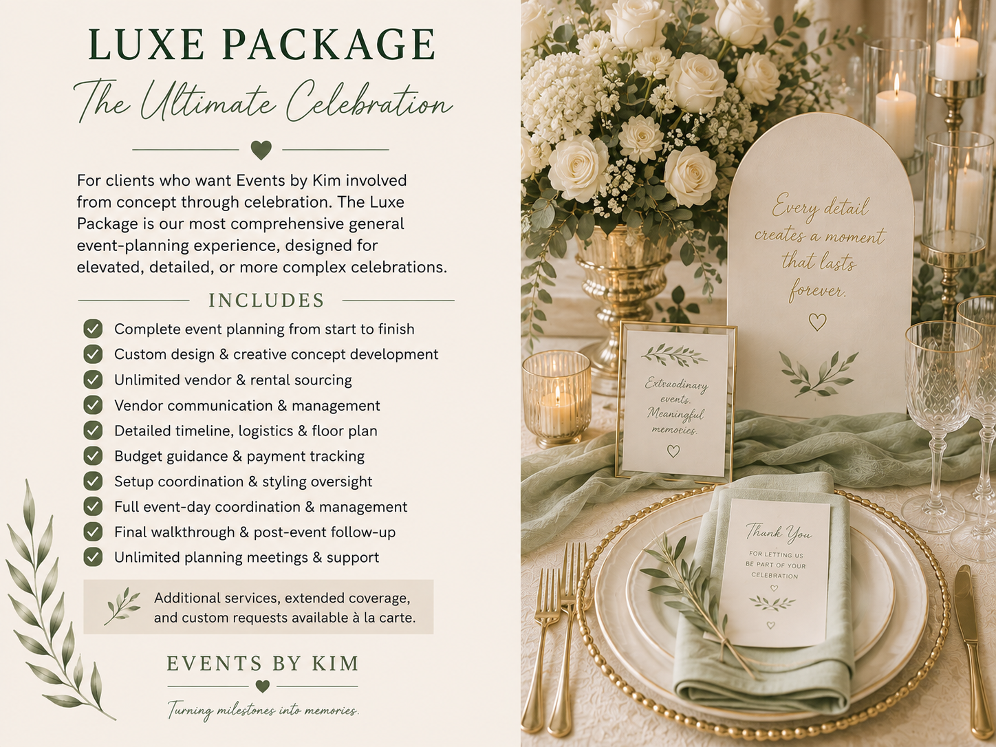 Luxe Package