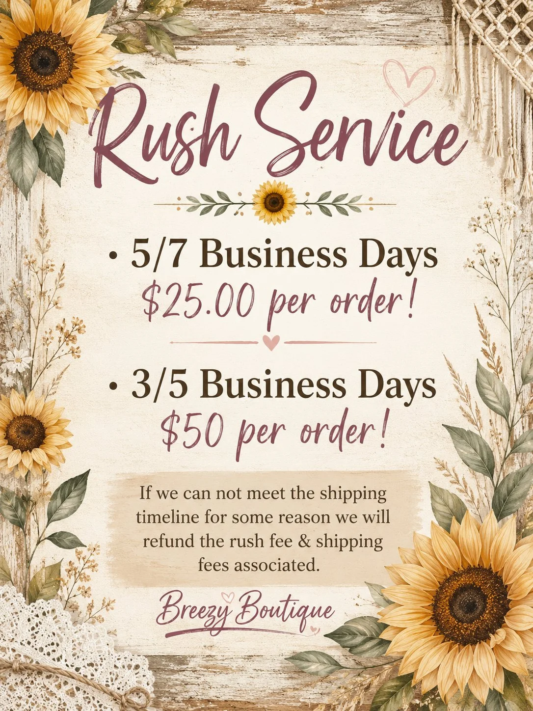 Rush Service