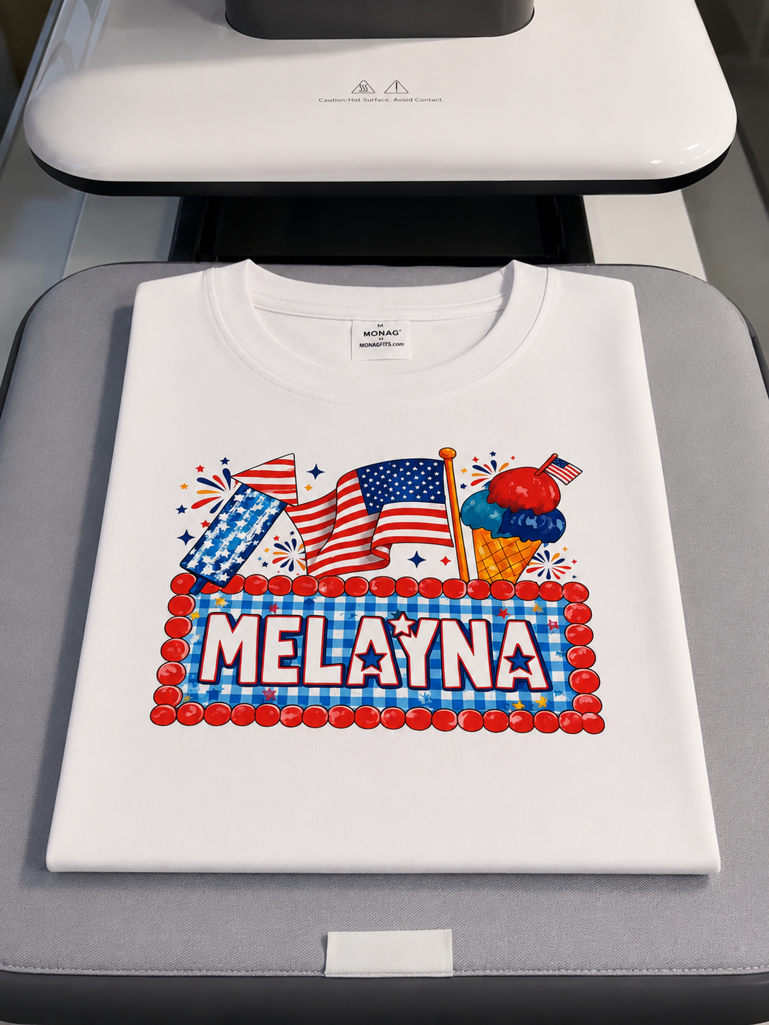 Personalized 4of July Kids Shirt