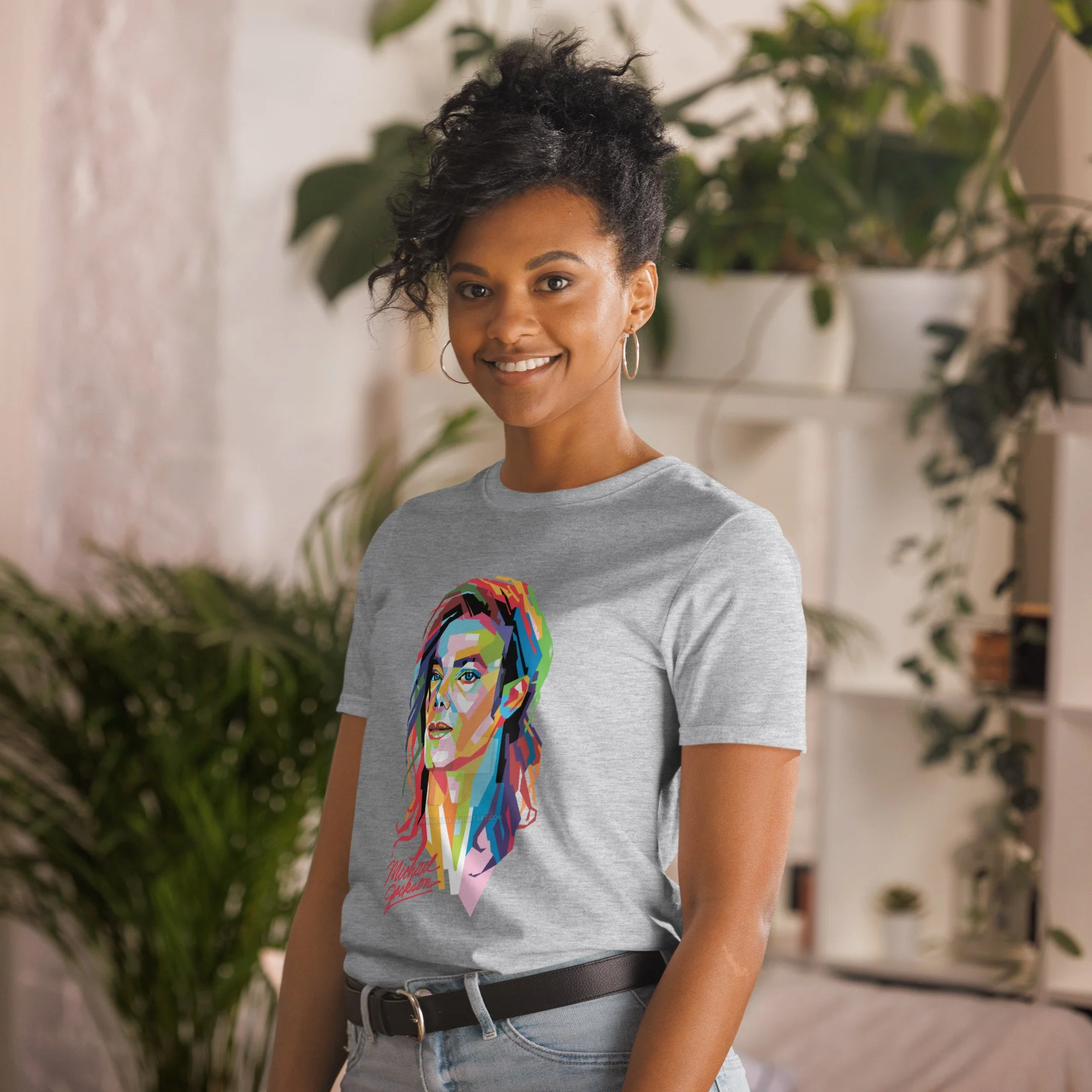 Vibrant Popstar Art Graphic Tee