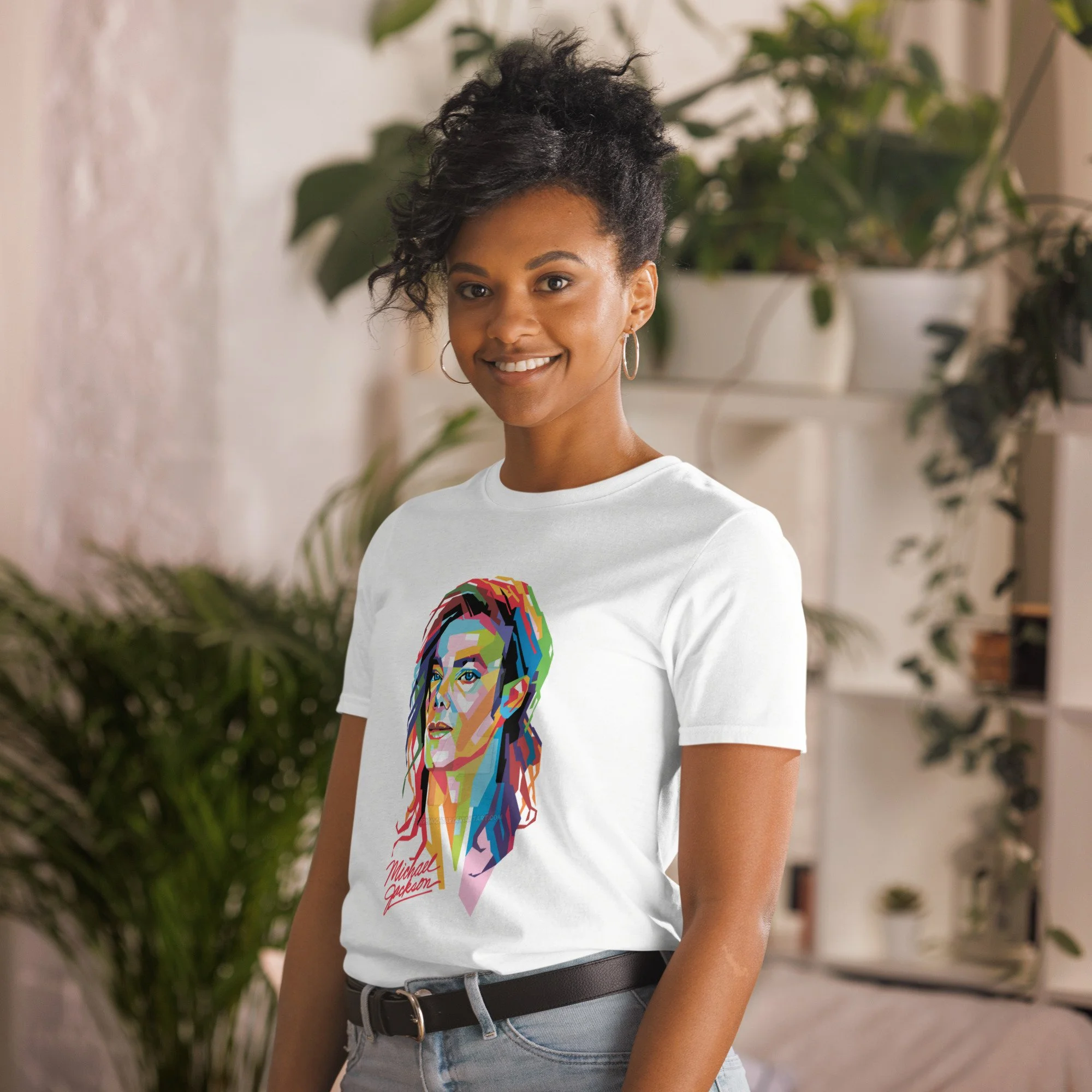 Vibrant Popstar Art Graphic Tee