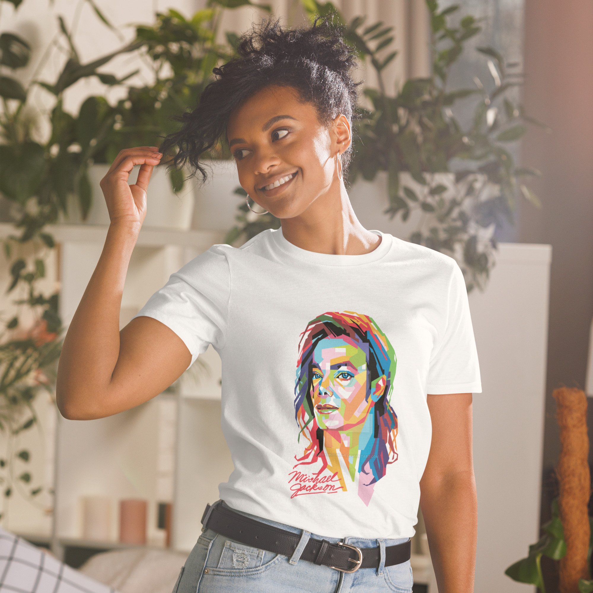 Vibrant Popstar Art Graphic Tee