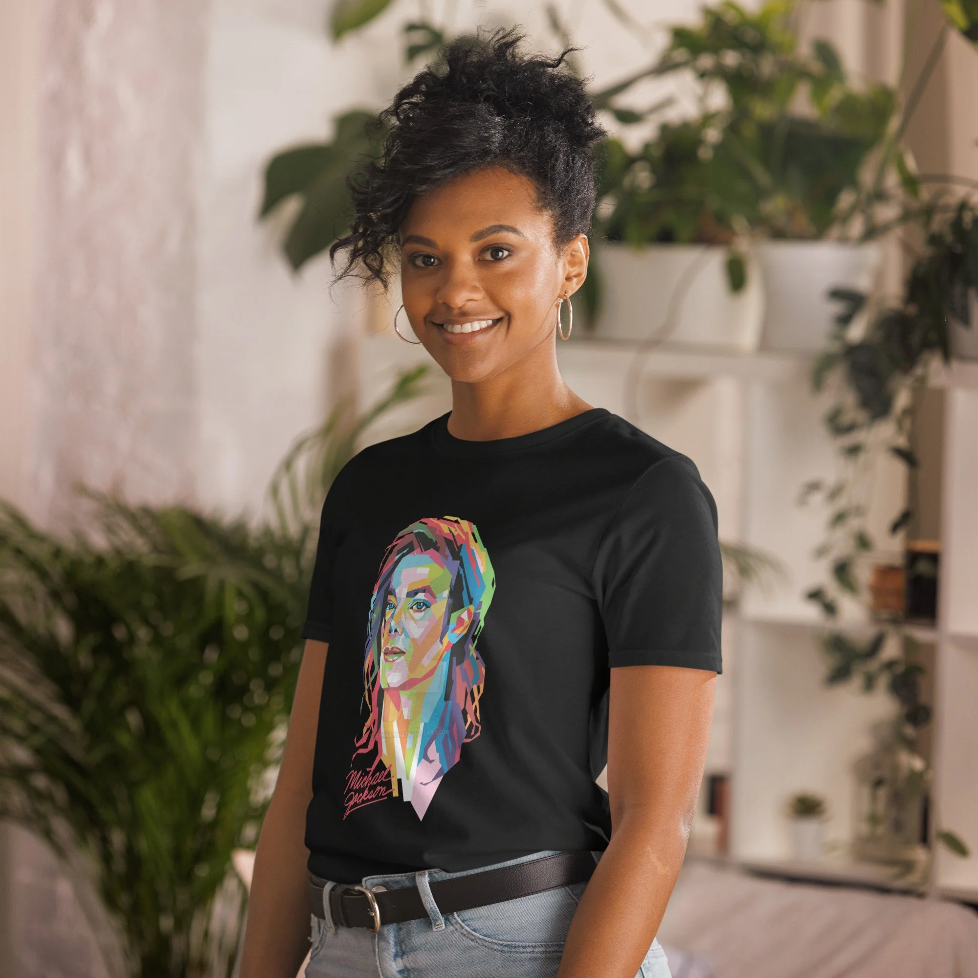 Vibrant Popstar Art Graphic Tee