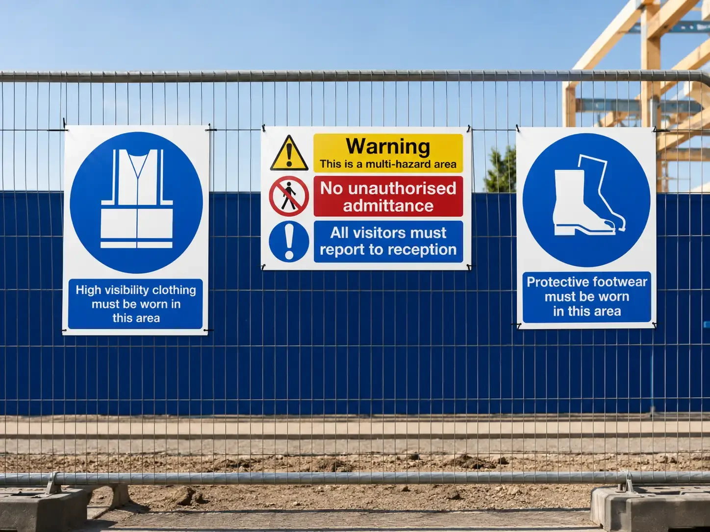 Site Safety Training Sign