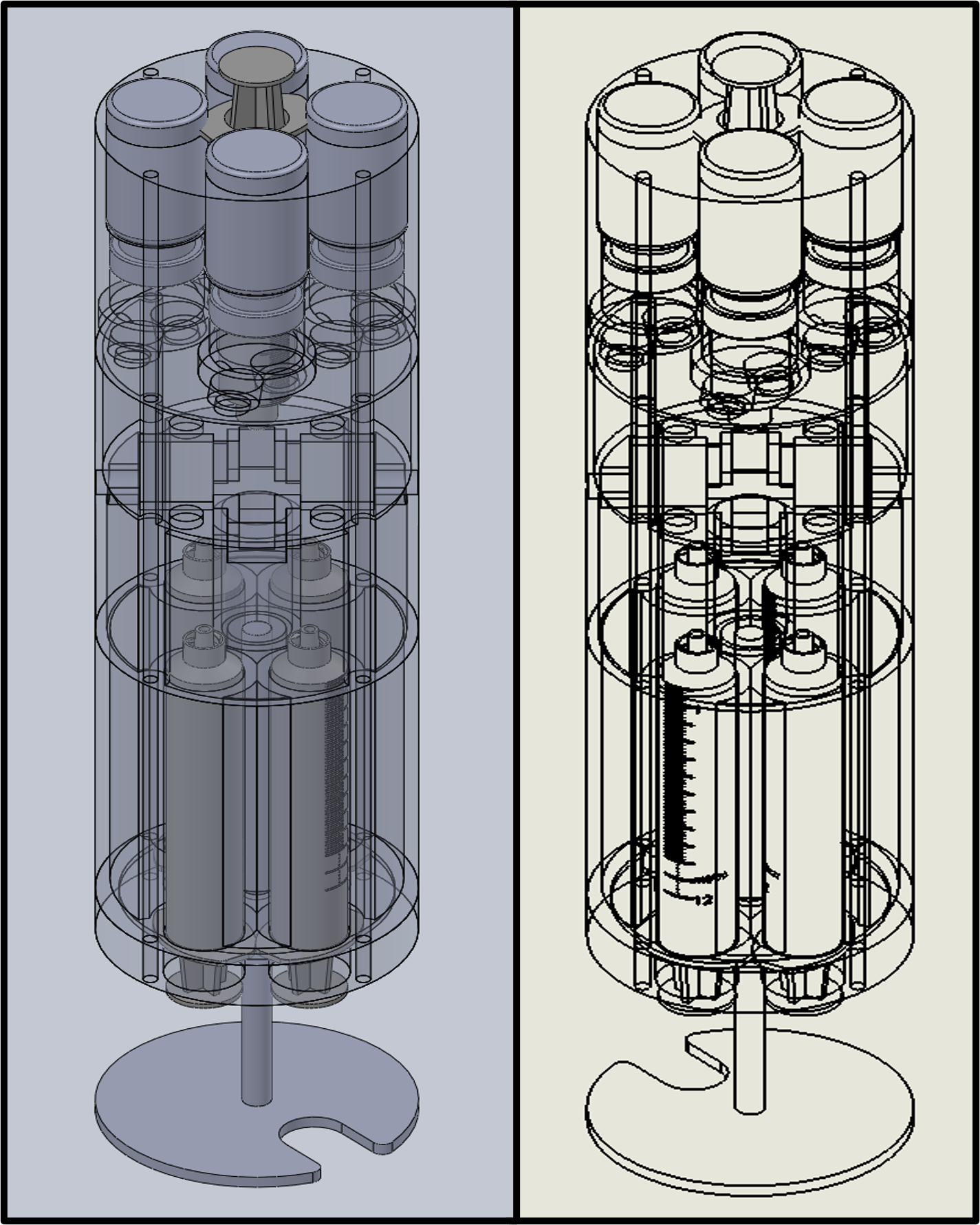 Automated Emergency Drug Combination Device