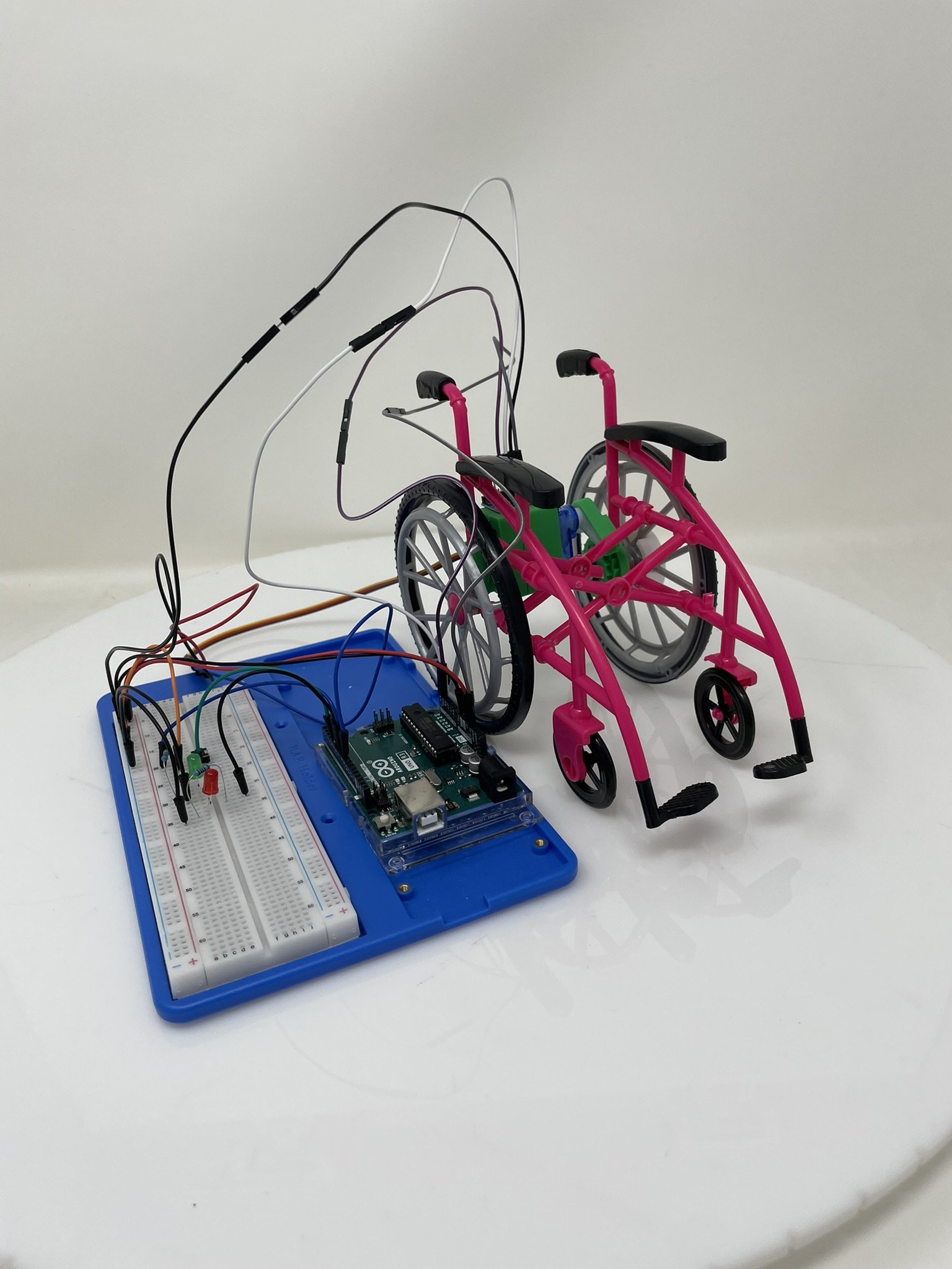 Anti-Rollback Wheelchair Safety Device