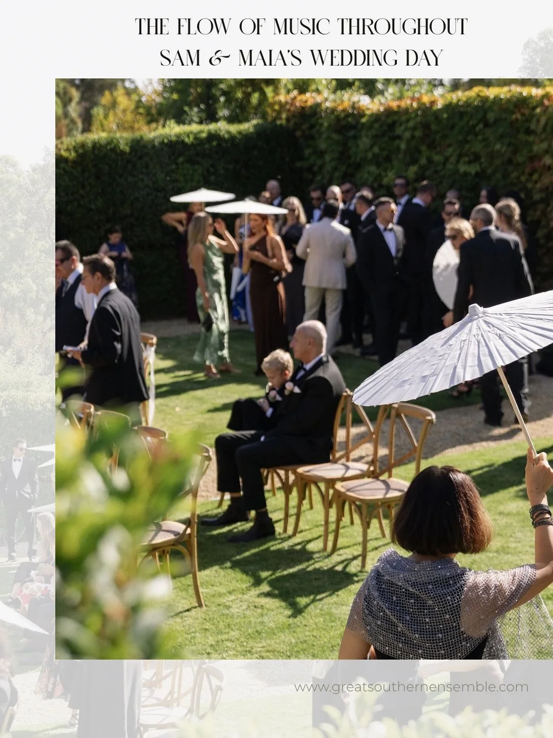Sam and Maia&rsquo;s wedding was a beautiful reminder of how music can shape the atmosphere of an entire celebration and create memories that linger long after the final note has been played ✨

Venue &bull; @the_gardens_at_bullimah 
Photographer &bul