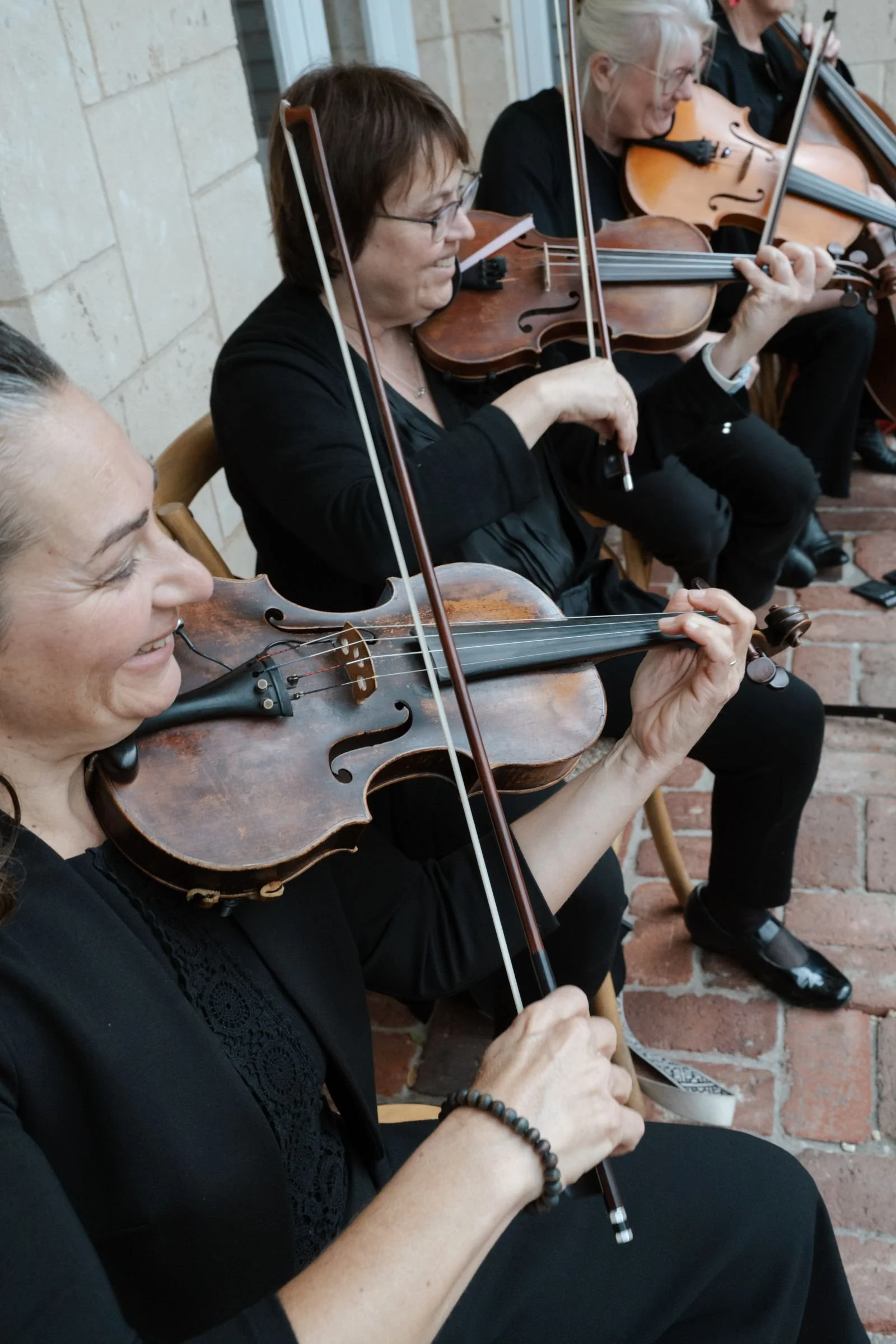 A string quartet playing Brigerton Inspired music