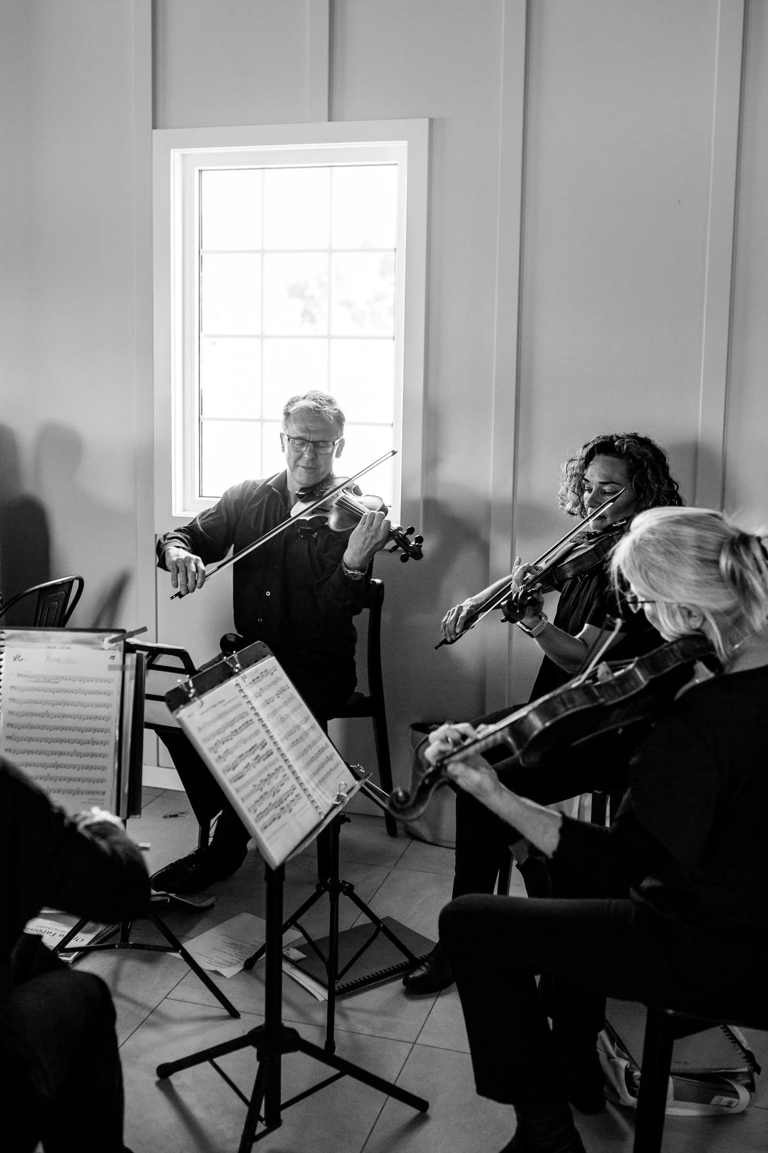 Proffesional musicians playing classical music at an event in Albany WA