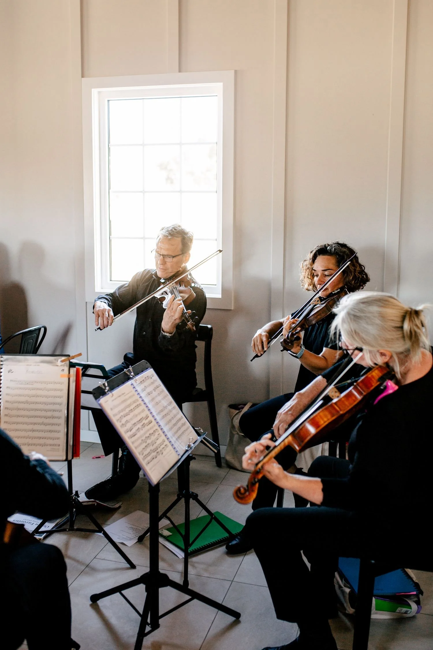 Albany String Quartet playing live classical music for an event in Albany Western Australia