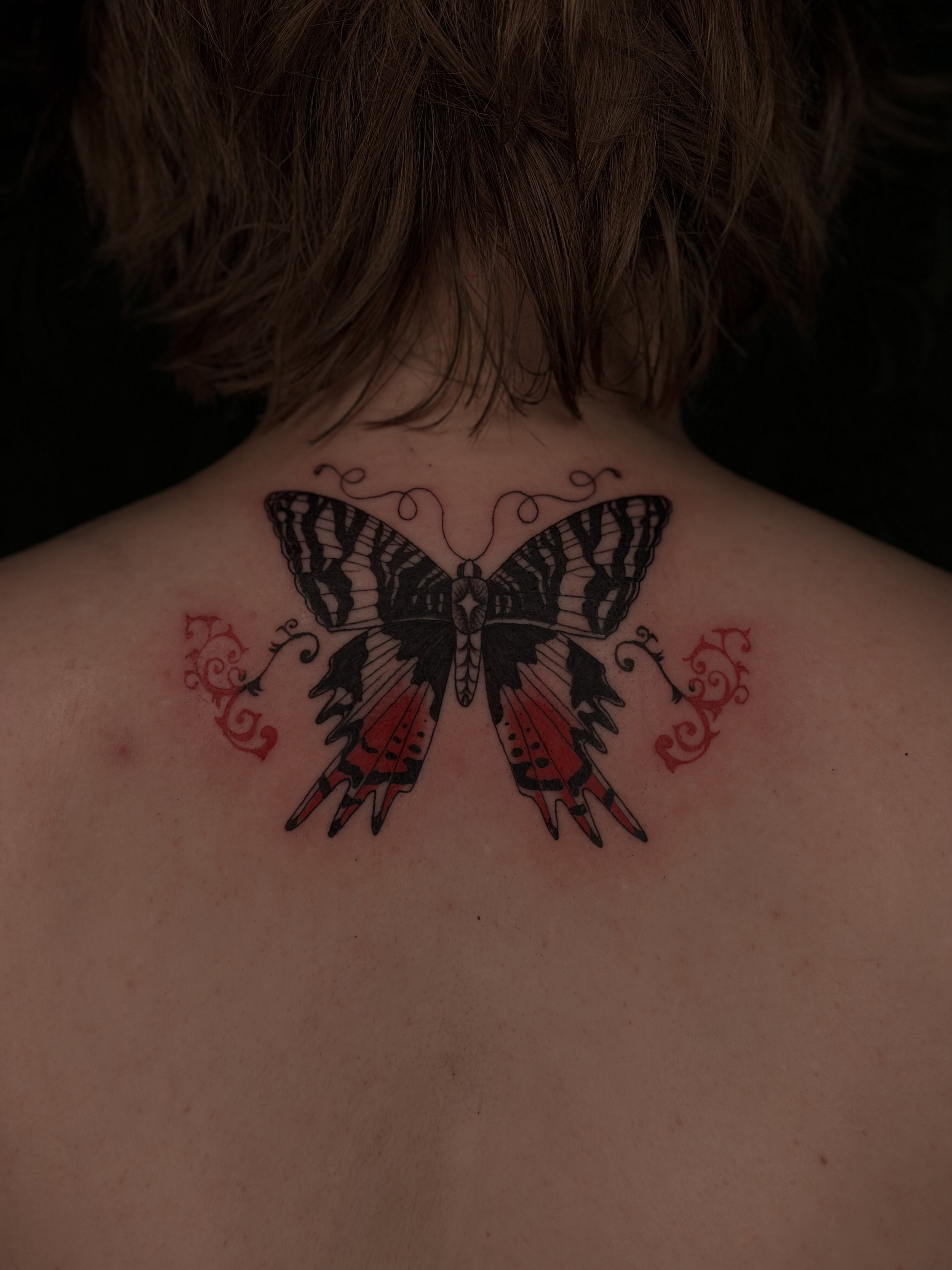Commissioned butterfly tattoo