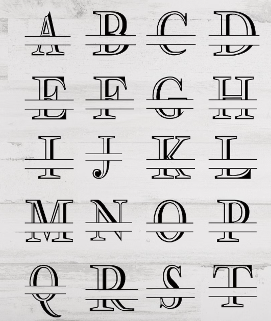 Split Font