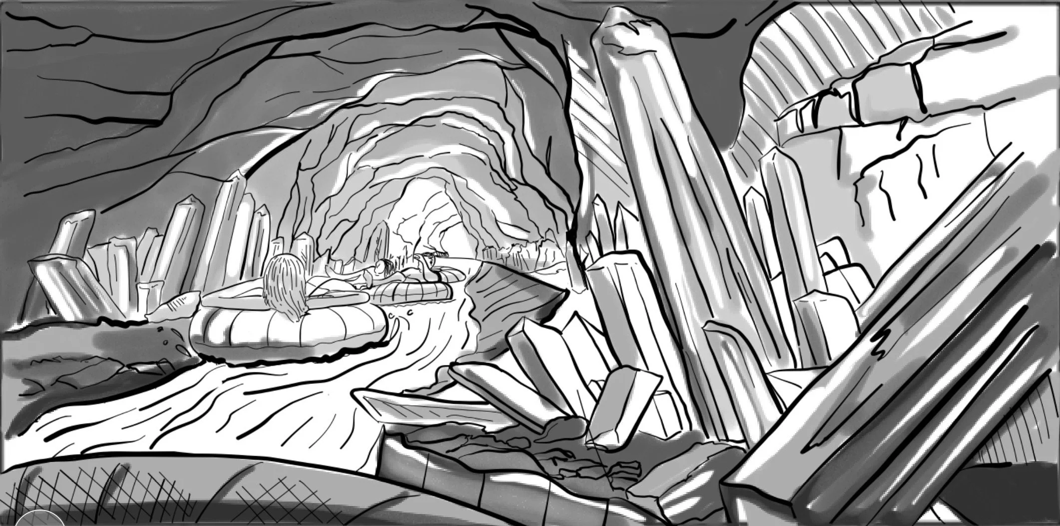 Beachside Gem Mining Adventure