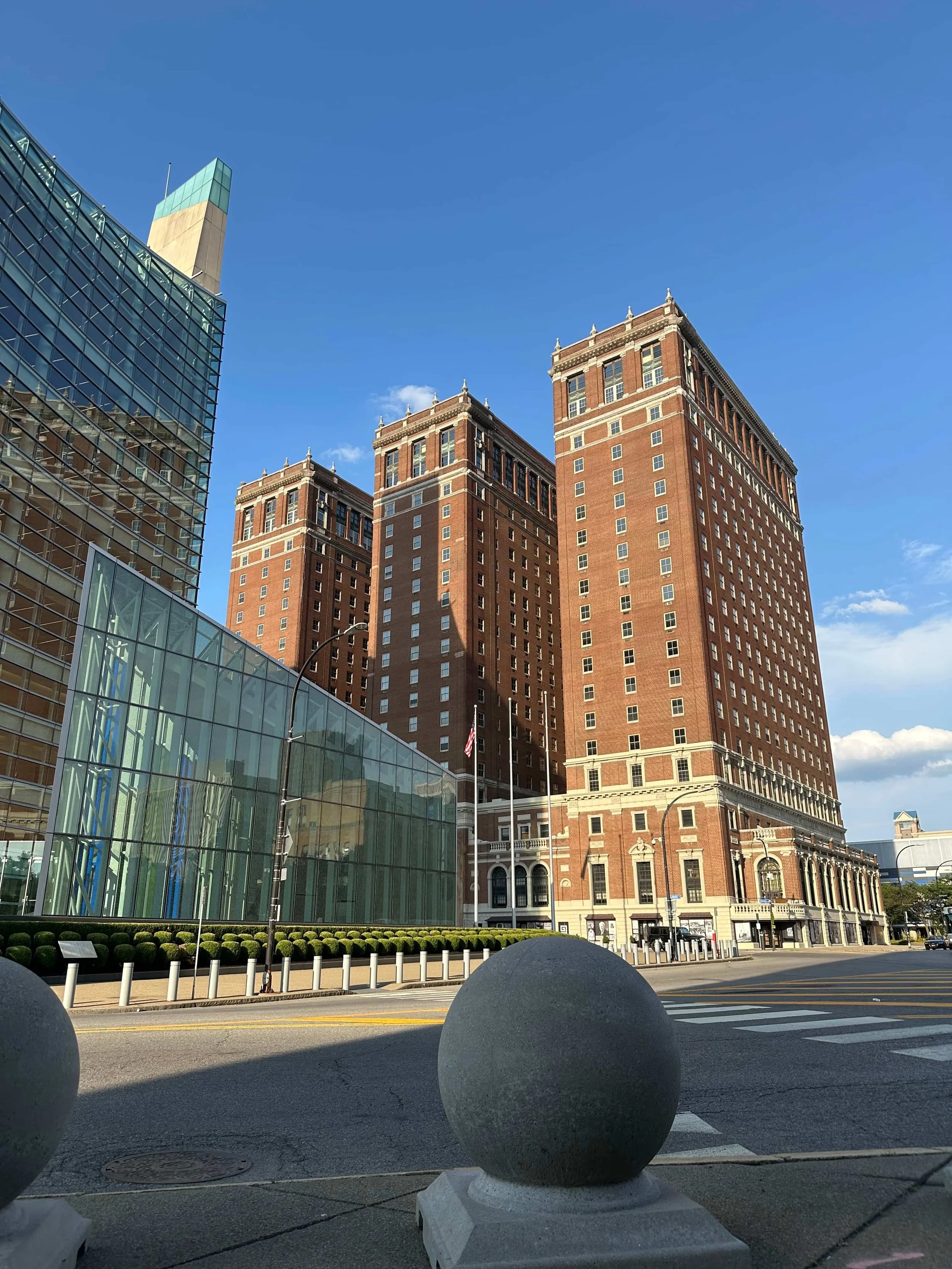 Downtown Buffalo, New York, near the Buffalo (Batavia) Service Processing Center ICE detention facility.
