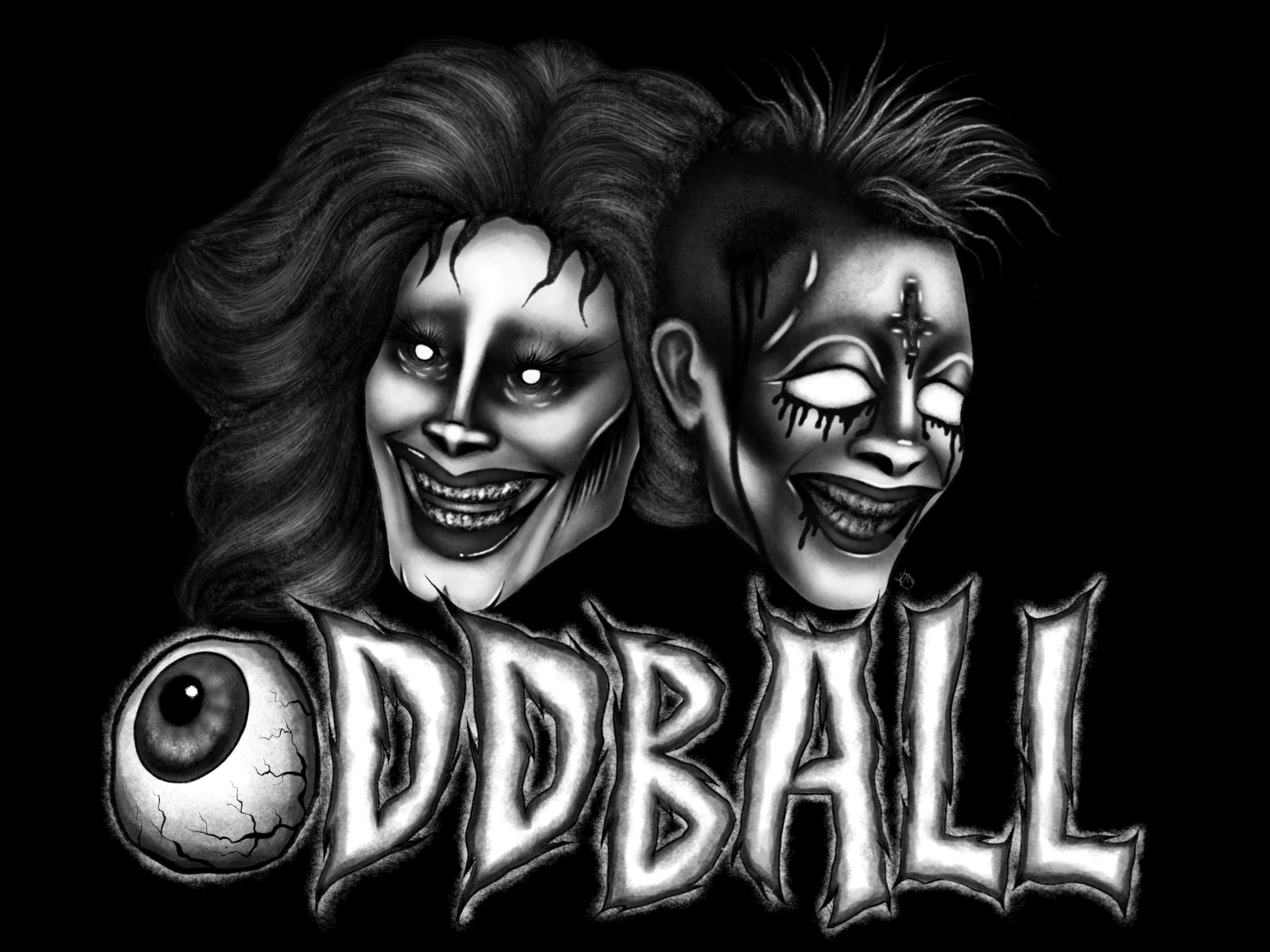 Commissioned design for drag artist Desiree Dik/Oddball